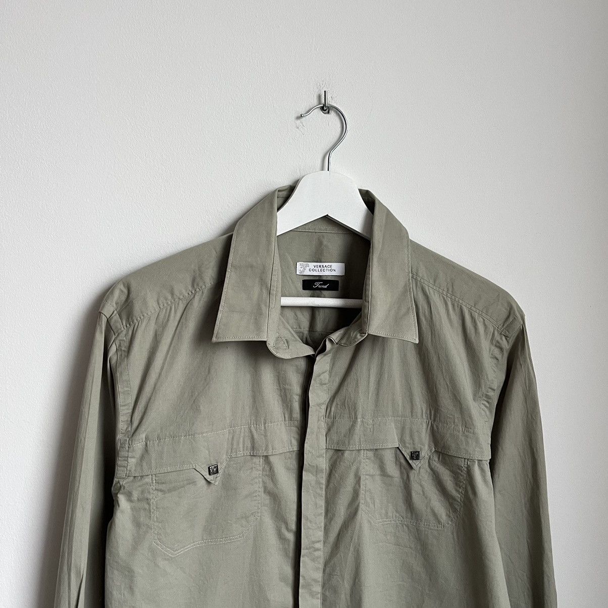 Versace Versace Collection Mens Shirt 42 Size US M / EU 48-50 / 2 - 2 Thumbnail