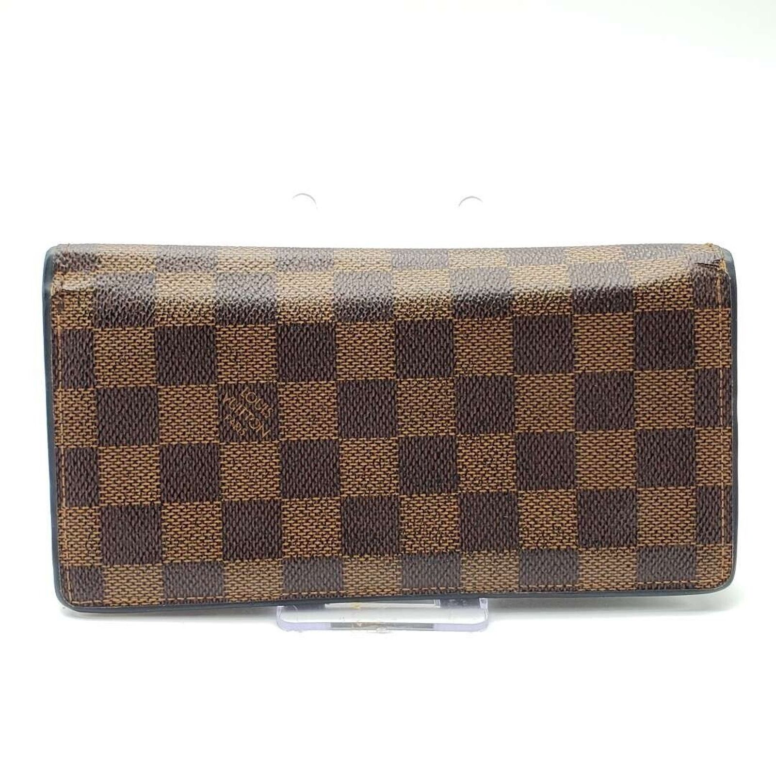 Louis Vuitton Authentic Louis Vuitton Portefeuille Brazza Damier Ebene Size ONE SIZE - 2 Thumbnail