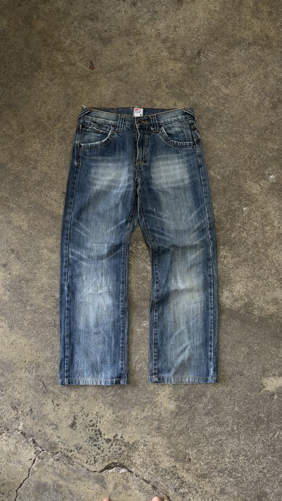 Japanese Brand PRPS Jeans Cropped Pants Faded LGB Style Size US 32 / EU 48 - 1 Thumbnail