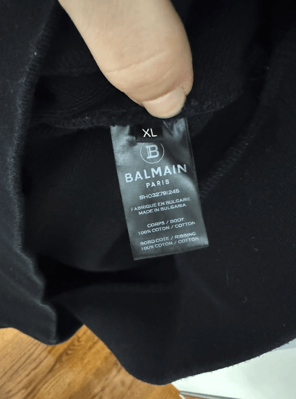Balmain You only know my name not my tsory Balmain crewneck Size US XL / EU 56 / 4 - 5 Thumbnail