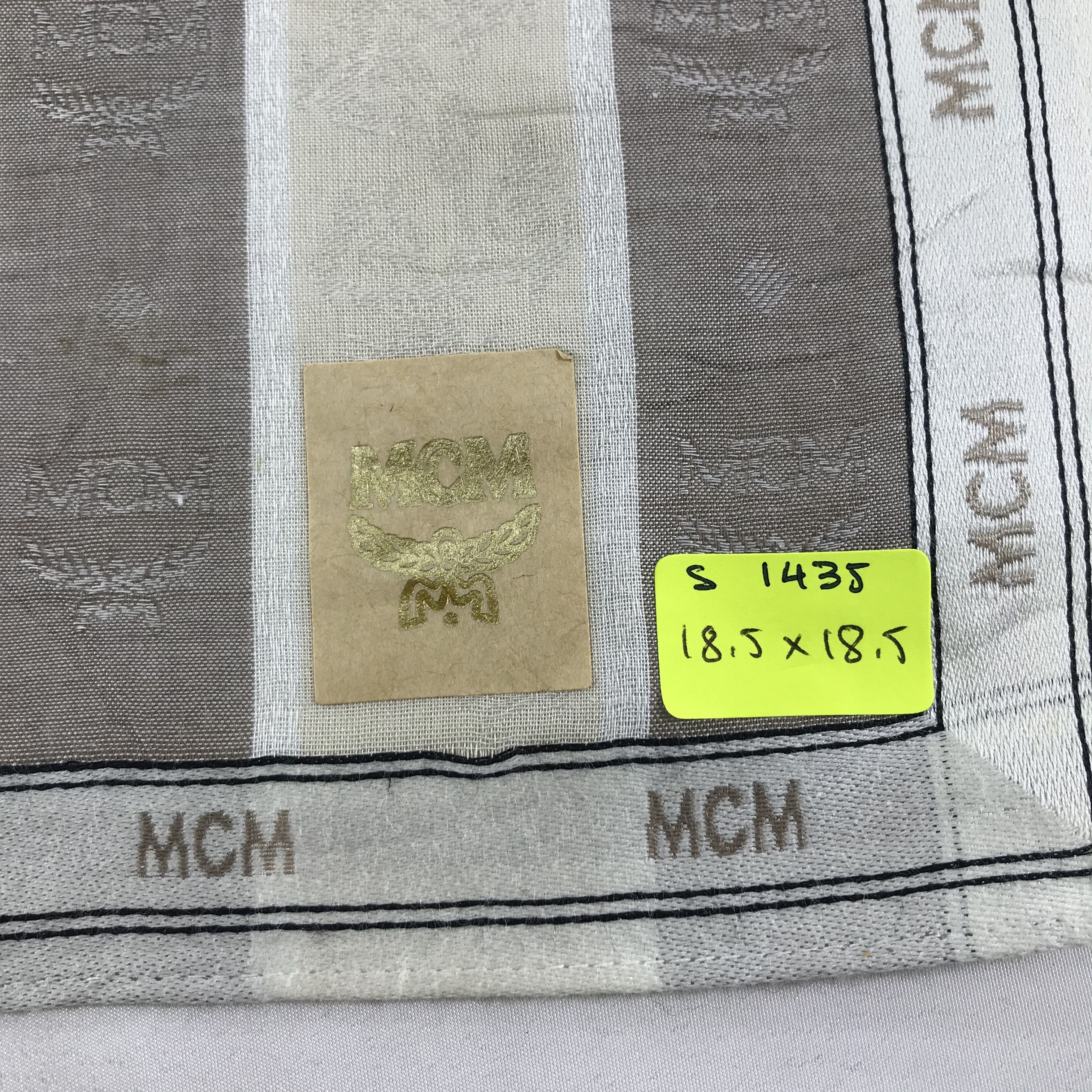 MCM × Vintage MCM Bandana / Handkerchief / Neckerchief - S1435 Size ONE SIZE - 5 Thumbnail