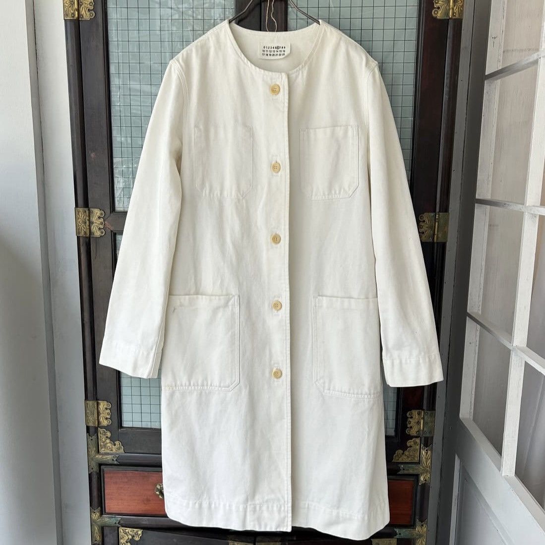 Maison Margiela Maison Margiela Cotton Lab Coat Jacket Size US S / EU 44-46 / 1 - 1 Thumbnail