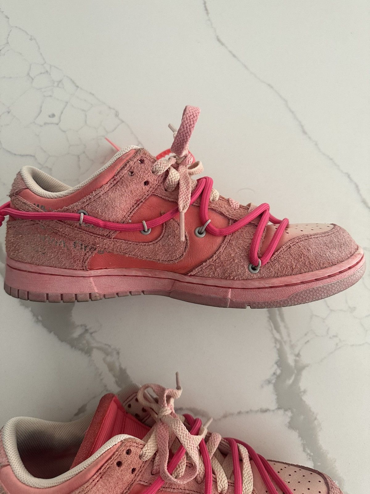 Nike × Off-White Cherry Blossom Dunks Lot 15 of 50 Size US 9 / EU 42 - 7 Thumbnail