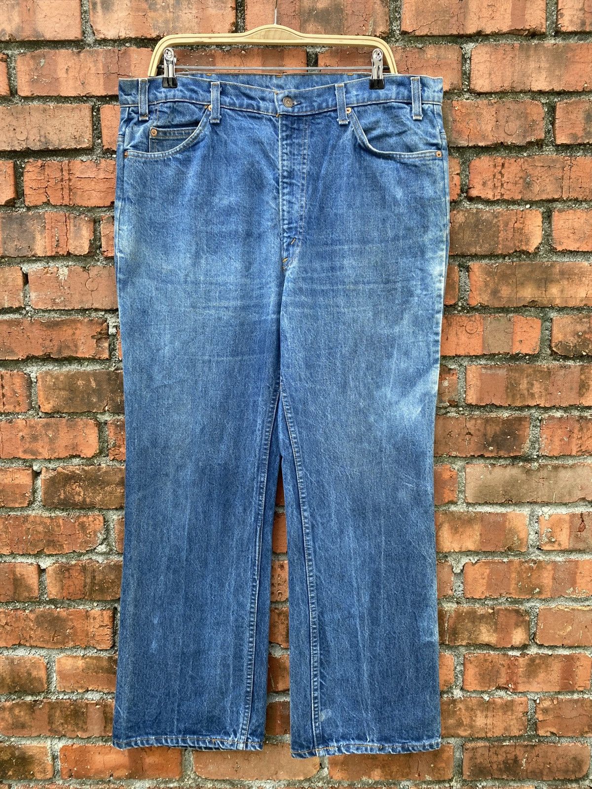 Levi's Vintage Clothing W38x29.5 Vintage levi's 517 flare bellbottom orange tab Size US 38 / EU 54 - 1 Thumbnail