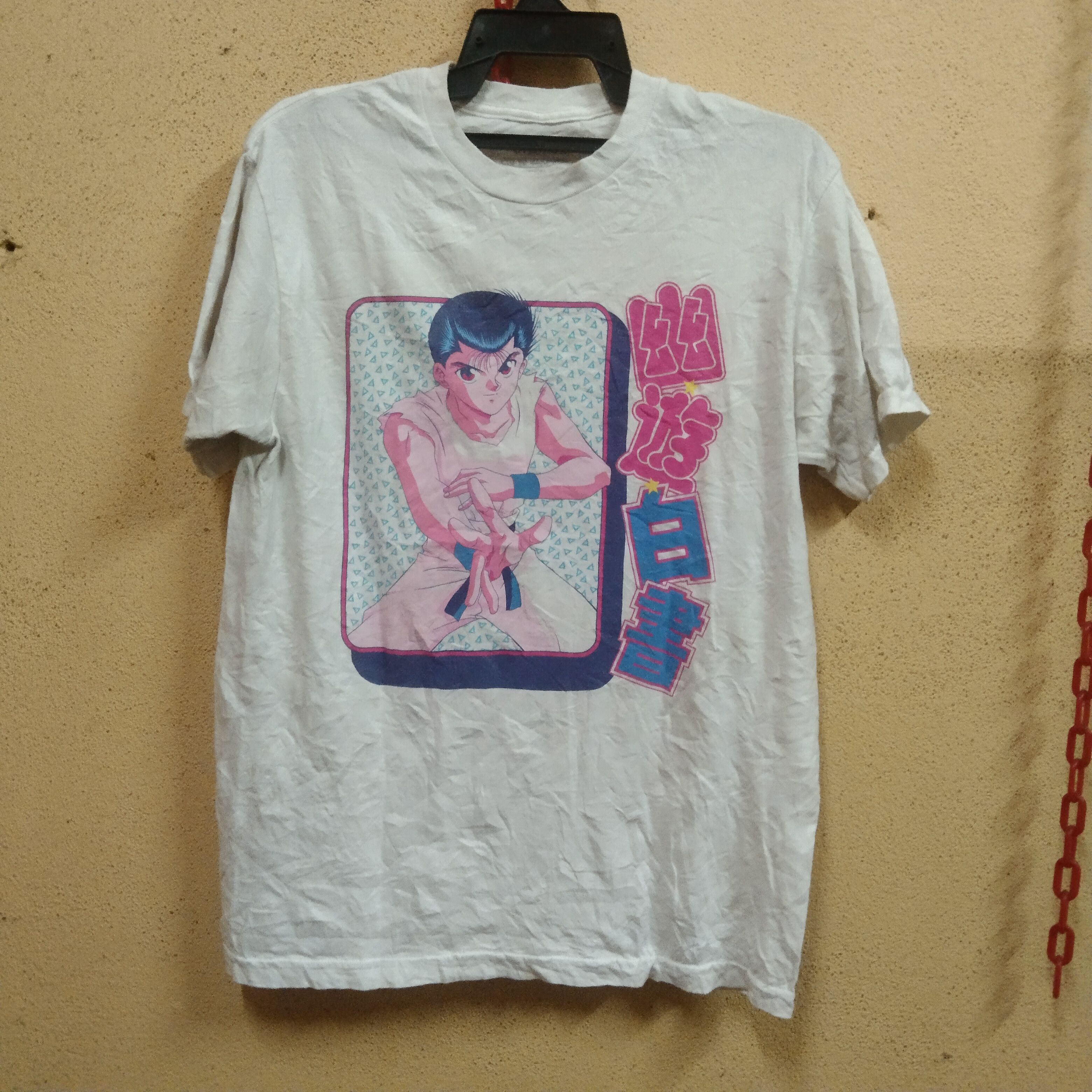 Anime Yu Yu Hakusho ( Yusuke Urameshi ) tee Size US M / EU 48-50 / 2 - 4 Thumbnail