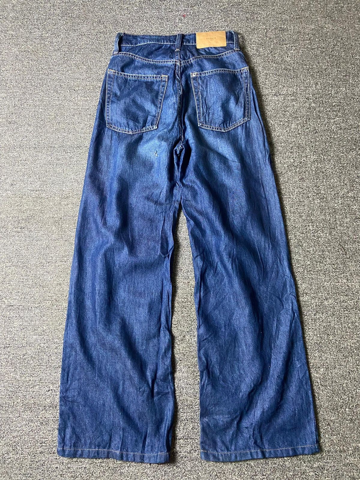 Japanese Brand &Denim Ultra High Waist Wide Regular Fit Jeans (139) Size 25" / US 0 / IT 36 - 5 Thumbnail