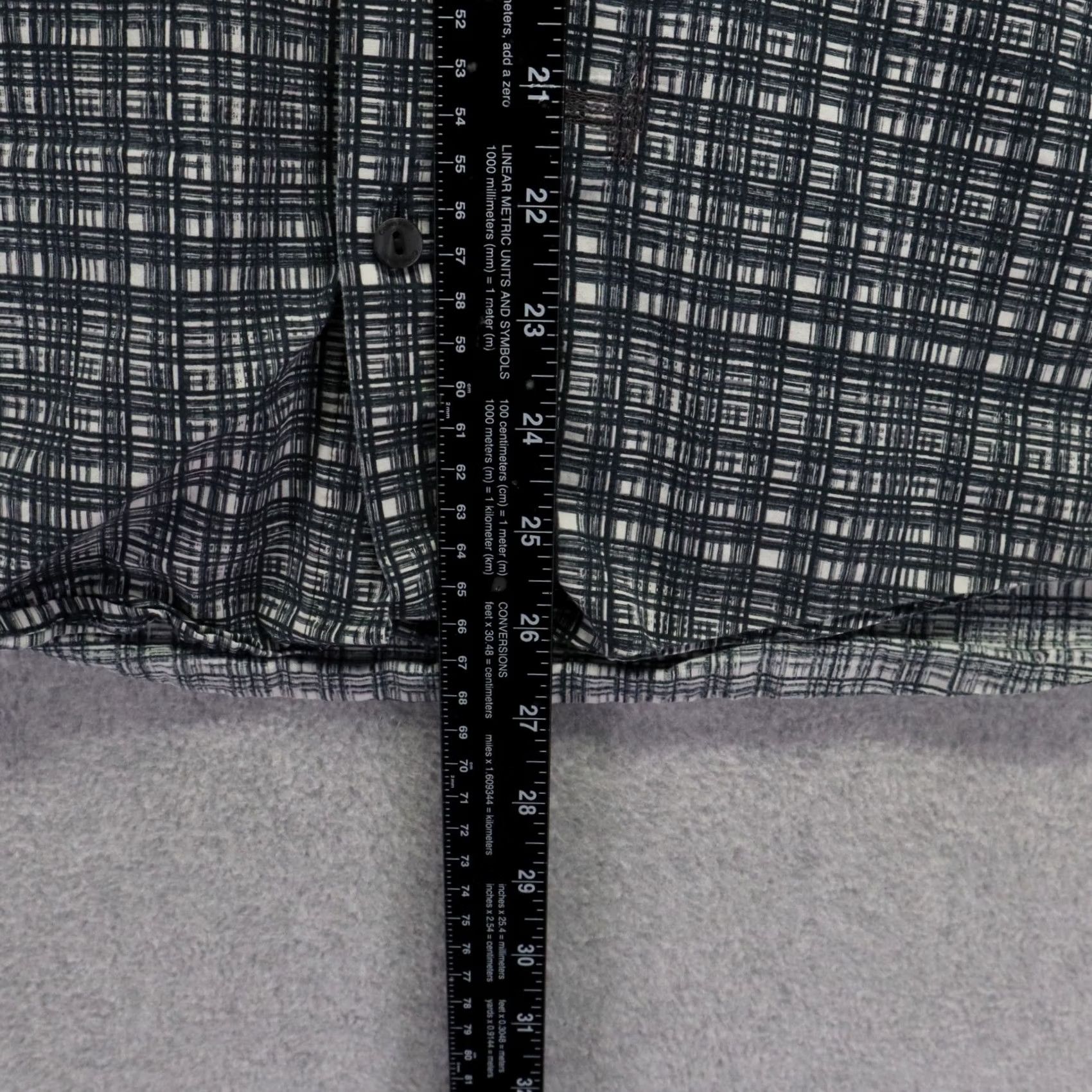 Calvin Klein Calvin Klein Shirt Mens Large Casual Cotton Button-Up Gray Plaid Short Sleeve Size US L / EU 52-54 / 3 - 6 Thumbnail