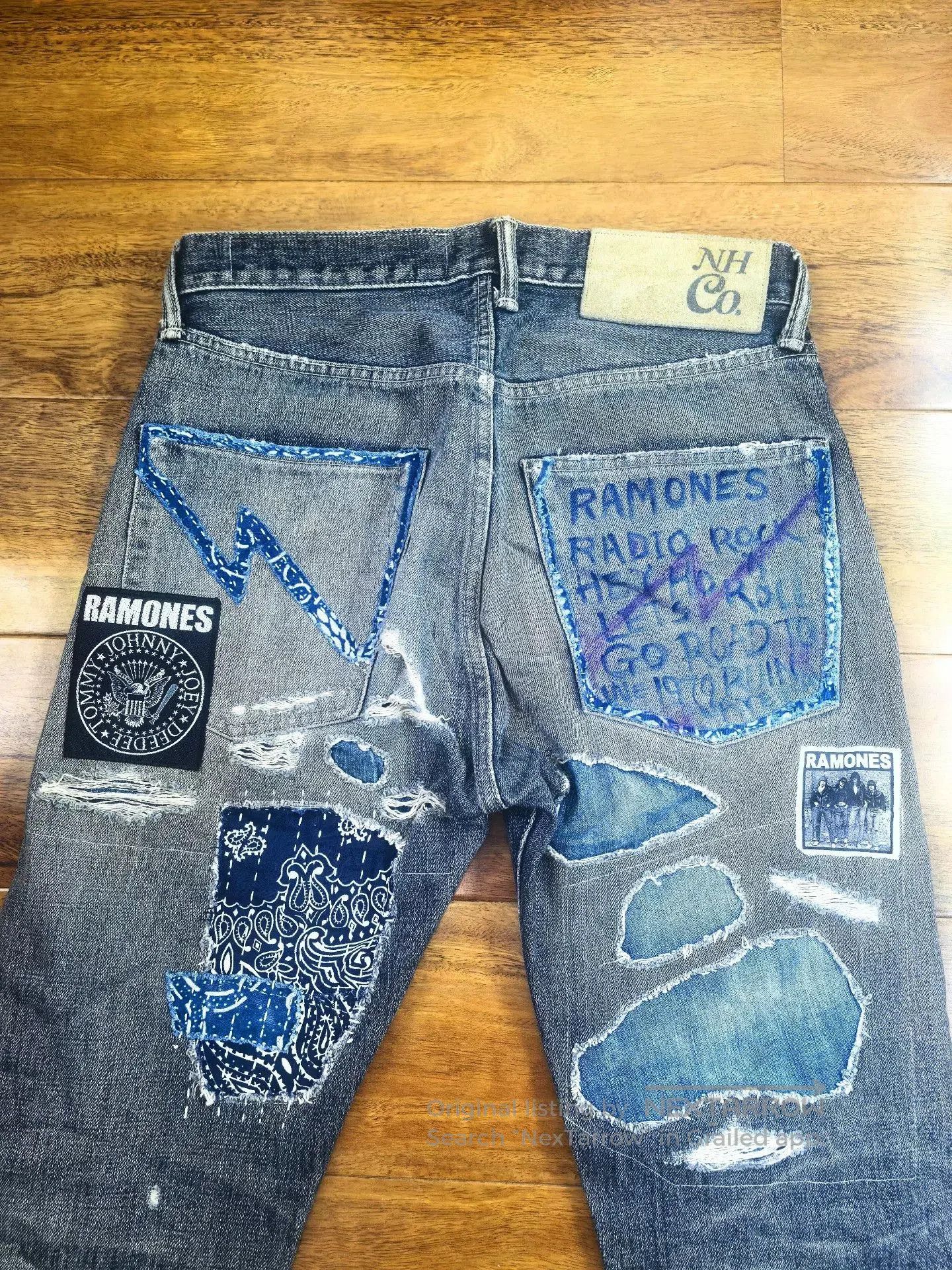 Neighborhood Neighborhood Ramones DIY Denim Jeans. Size US 32 / EU 48 - 5 Thumbnail