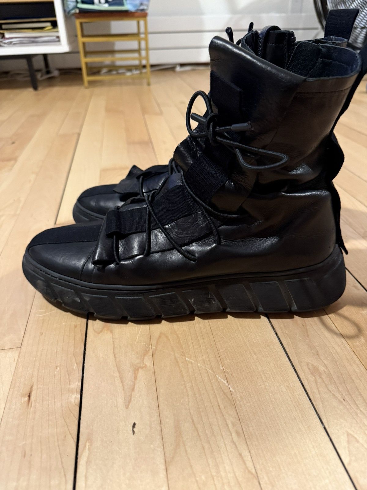 Other Italian combat boots sz45 12 black Size US 12 / EU 45 - 1 Thumbnail