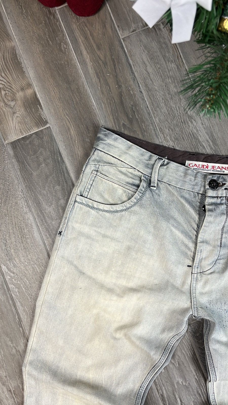 Japanese Brand × Vintage Hype Distressed Washed Jeans Dirty style Size US 34 / EU 50 - 4 Thumbnail