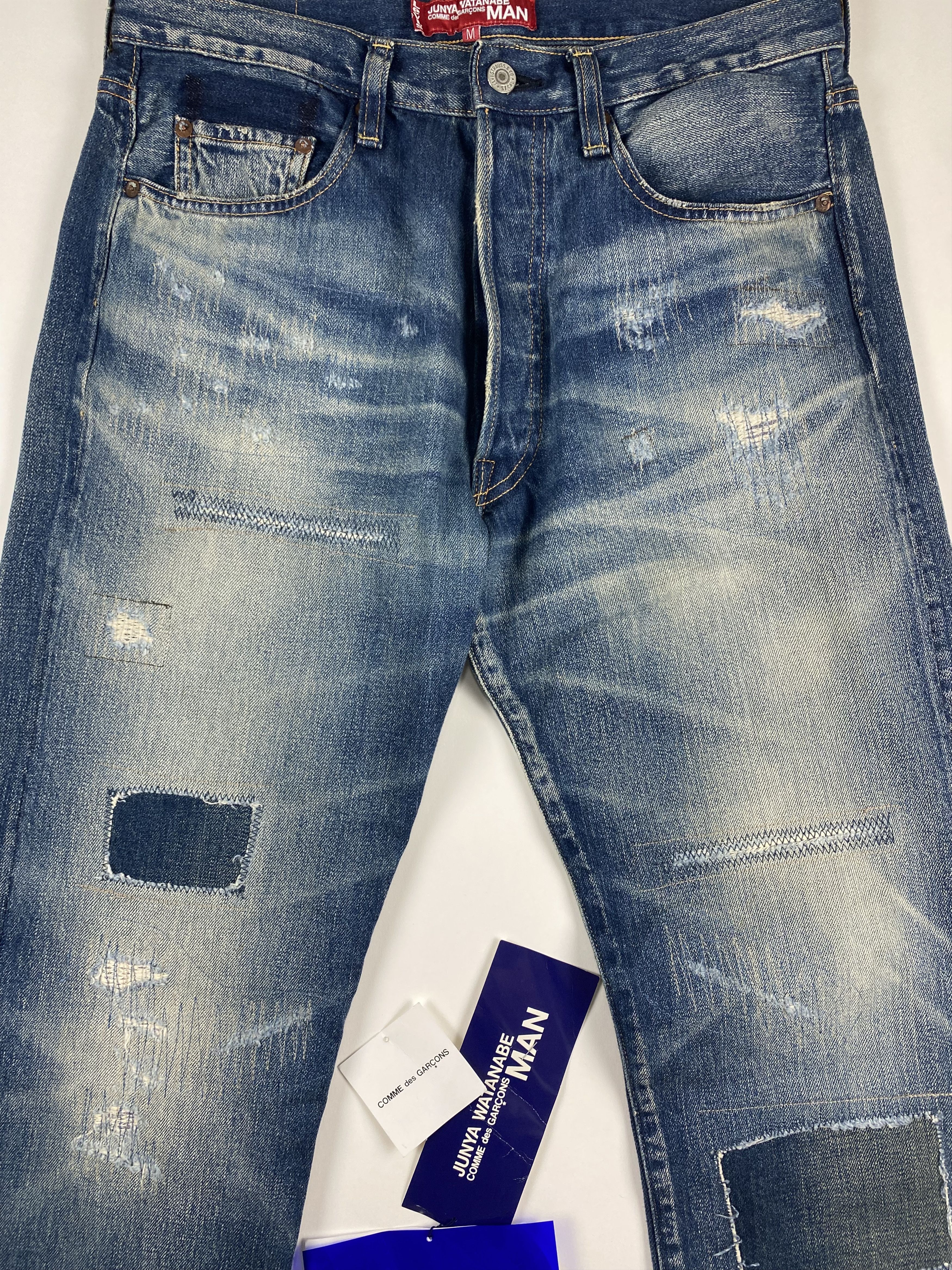Junya Watanabe Junya Watanabe Distressed Jeans Size US 32 / EU 48 - 3 Thumbnail