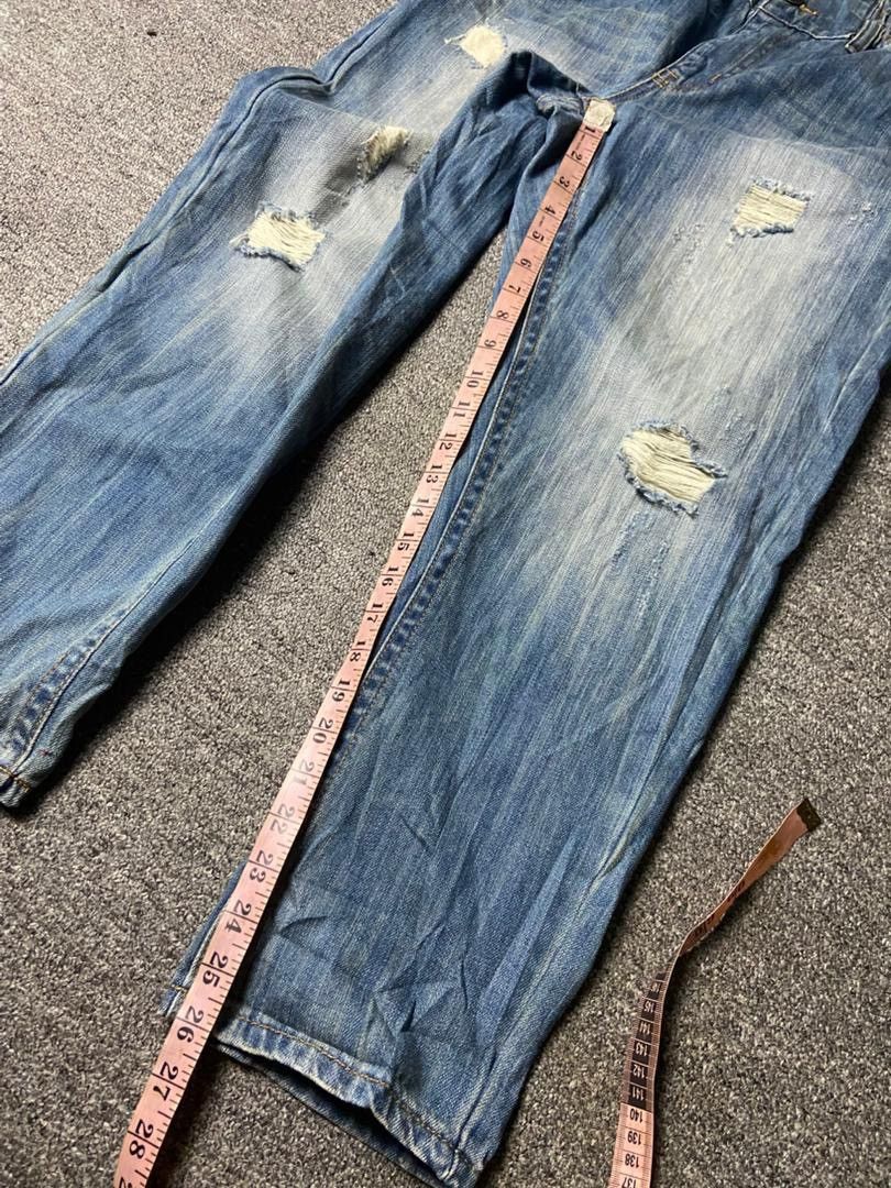 Japanese Brand SOMALI Brand High Waist Elastic Denim Jeans (155) Size US 26 / EU 42 - 8 Thumbnail