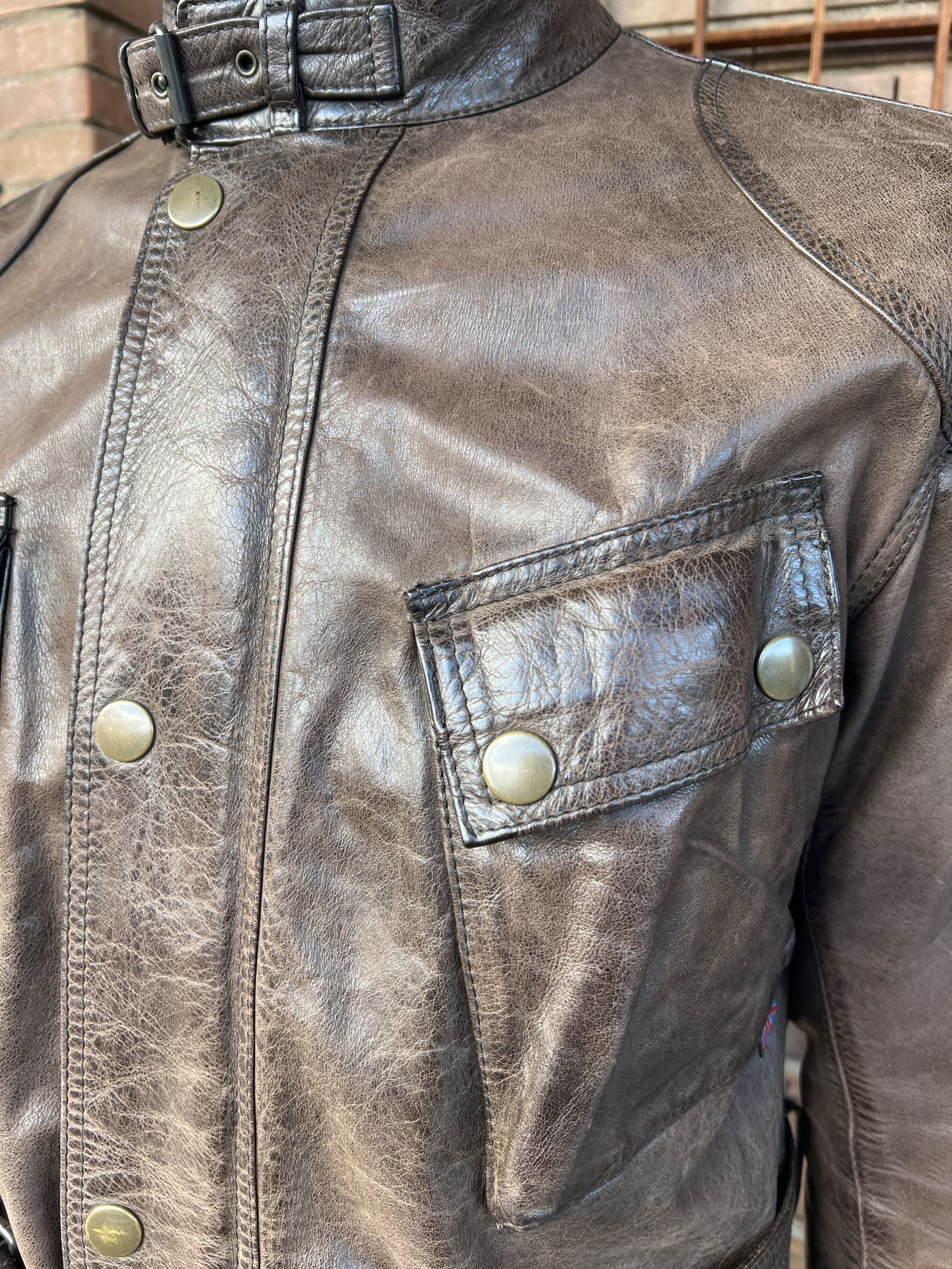 Belstaff BELSTAFF Leather Jacket PANTHER 1966 Benjamin Button L Size US M / EU 48-50 / 2 - 7 Thumbnail
