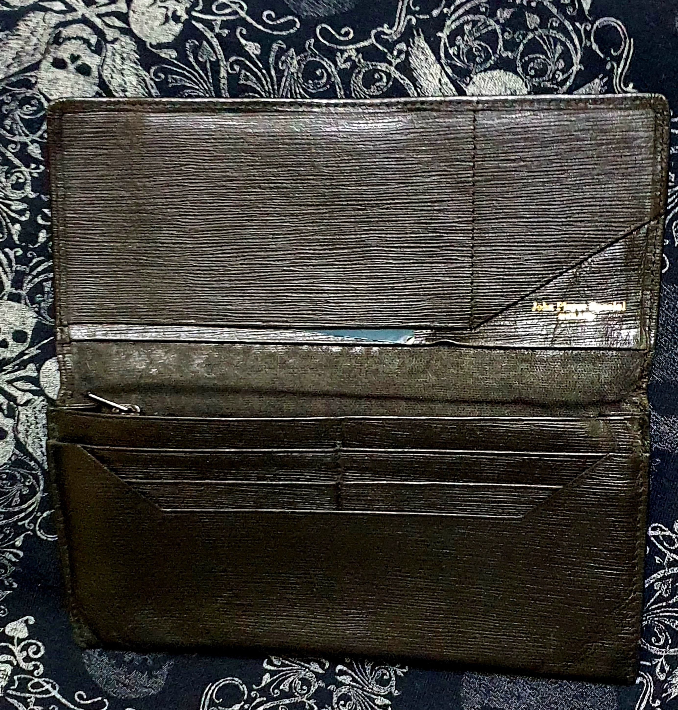 Vintage John Player Special (JPS) England Bifold Leather Longwallet Size ONE SIZE - 8 Thumbnail