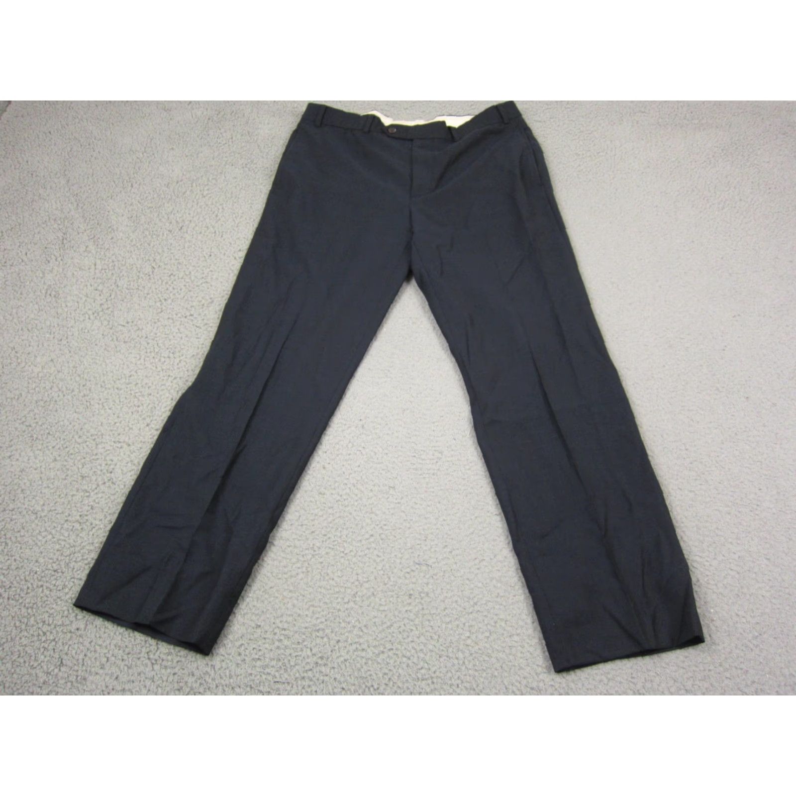 Brooks Brothers Brooks Brothers Pants Mens Regular 36x30 Blue Wool Dress Pants 90s Straight Front Slacks Dressy Formal Summer Fall Winter Spring Men Size US 36 / EU 52 - 6 Thumbnail