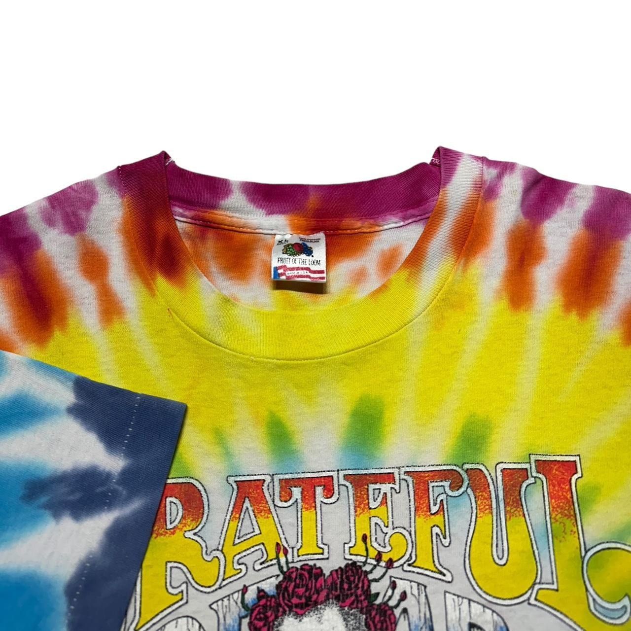 Fruit Of The Loom × Grateful Dead × Vintage Vintage Grateful Dead Rose Bowl T-Shirt Size US XL / EU 56 / 4 - 4 Thumbnail