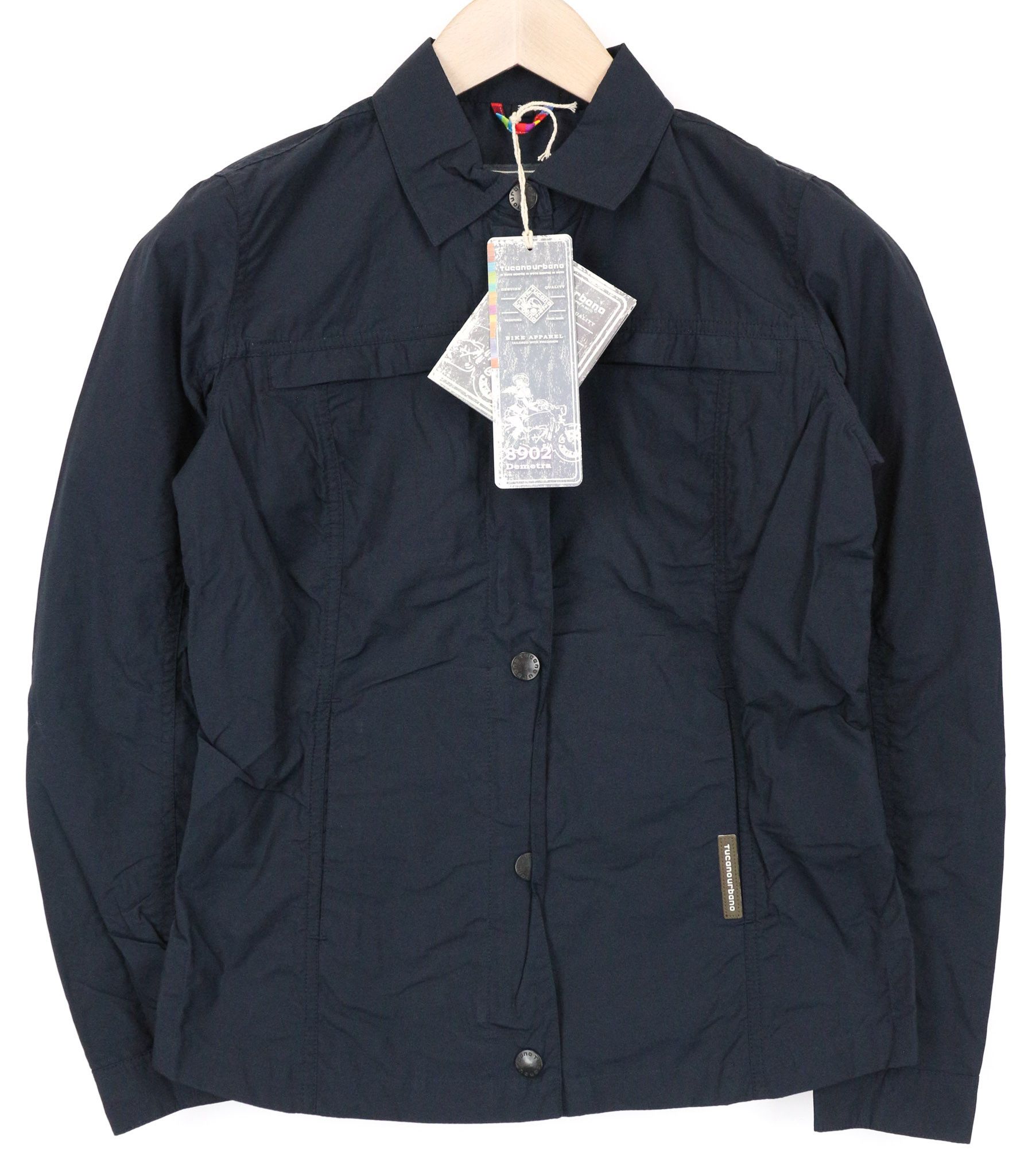 Other DEMETRA IT38 Navy Windproof Moto Jacket 74869 Size M / US 6-8 / IT 42-44 - 1 Thumbnail