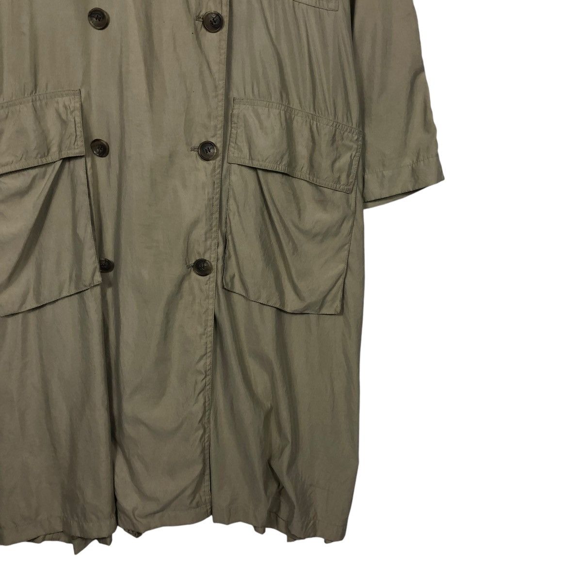 DKNY × Japanese Brand 🔥VINTAGE LONG JACKET DKNY BONDAGE PARACHUTE BIG LOGO LINING Size US M / EU 48-50 / 2 - 7 Thumbnail