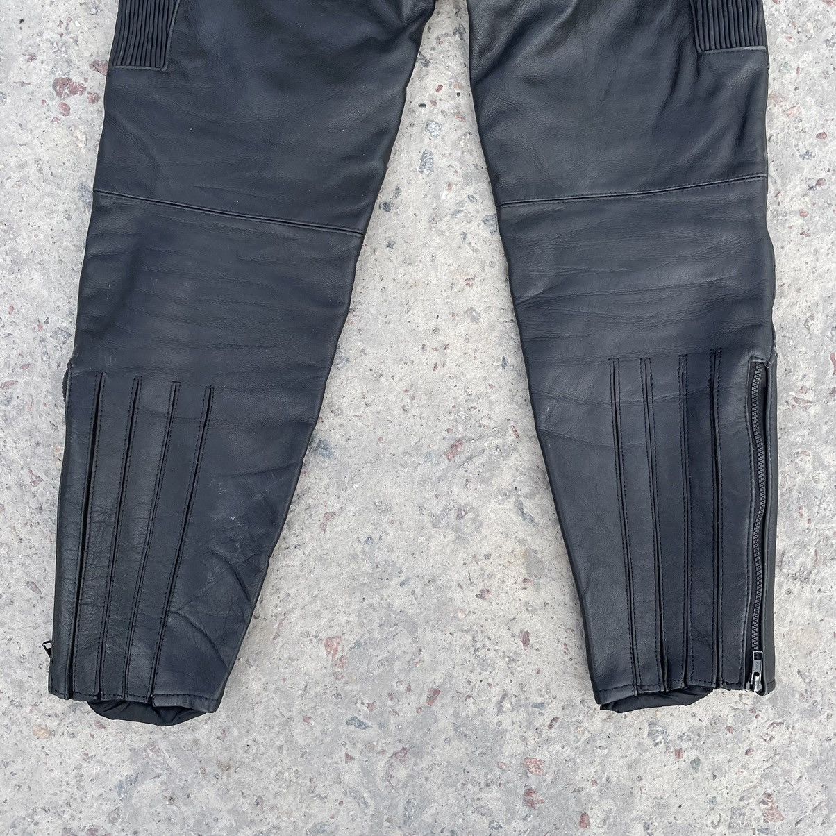 Vintage Vintage Moto Leather Pants 54 Size 90s USA Japan Size US 33 - 9 Thumbnail