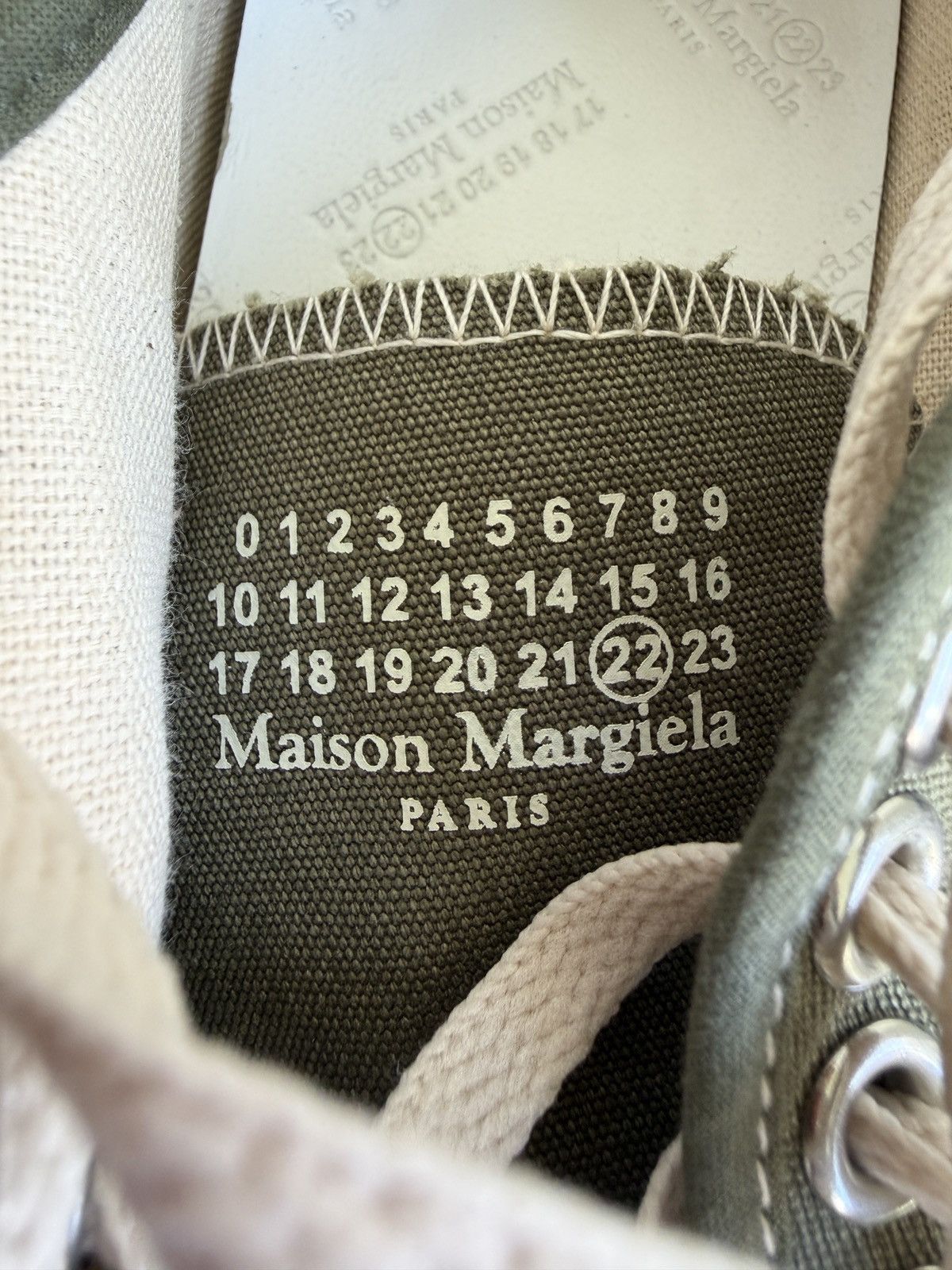 Maison Margiela Tabi Canvas sneaker Size US 6 / IT 36 - 7 Thumbnail