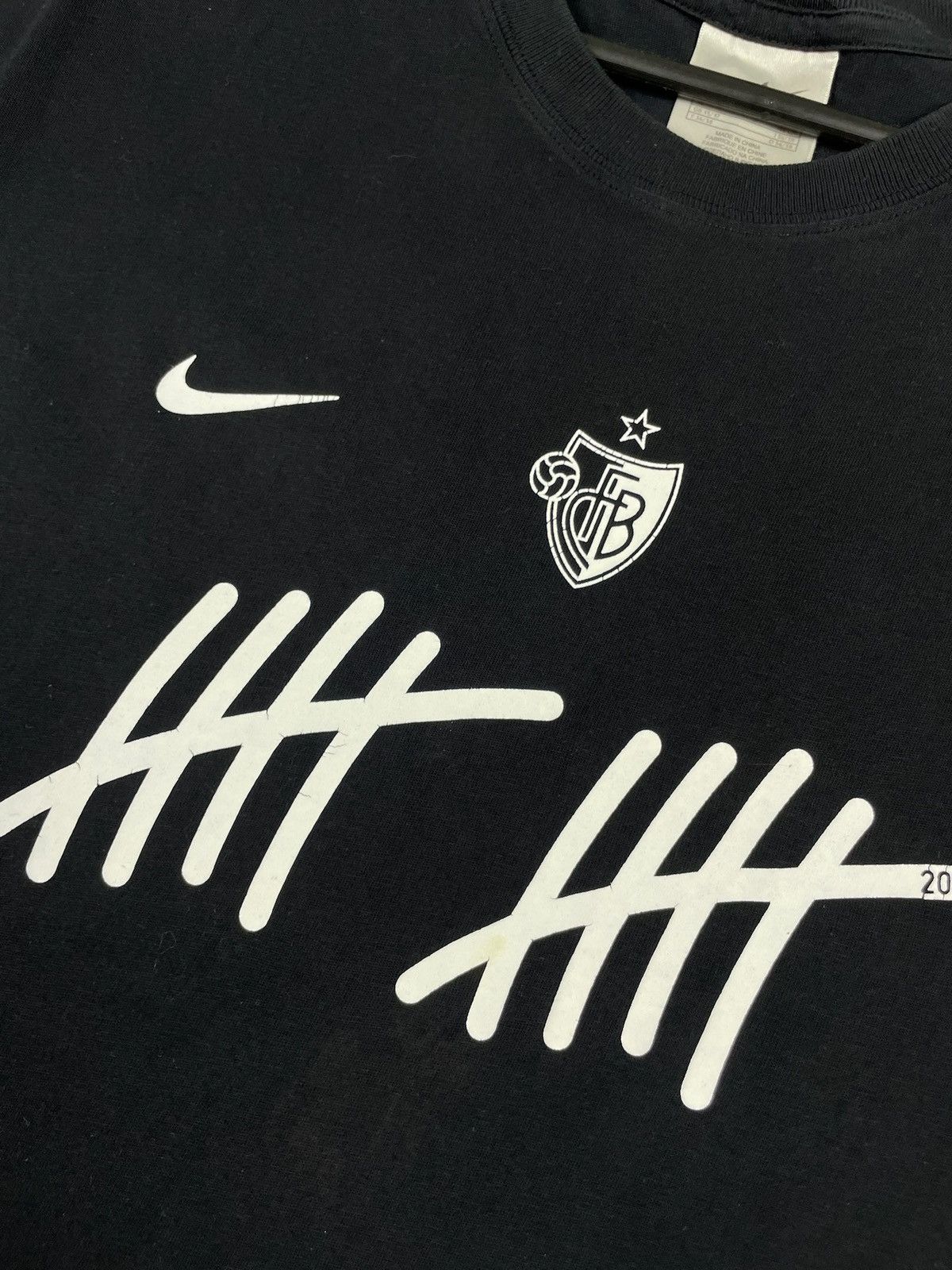 Nike Vintage nike Basel soccer tee logo black rare XL Size US XL / EU 56 / 4 - 3 Thumbnail