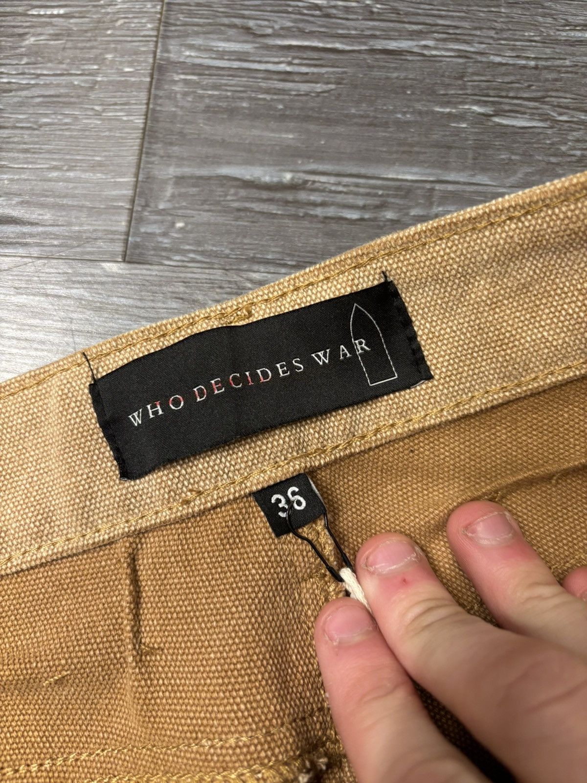 Who Decides War Who Decides War Gathered Abstract Jeans Size US 36 / EU 52 - 6 Thumbnail