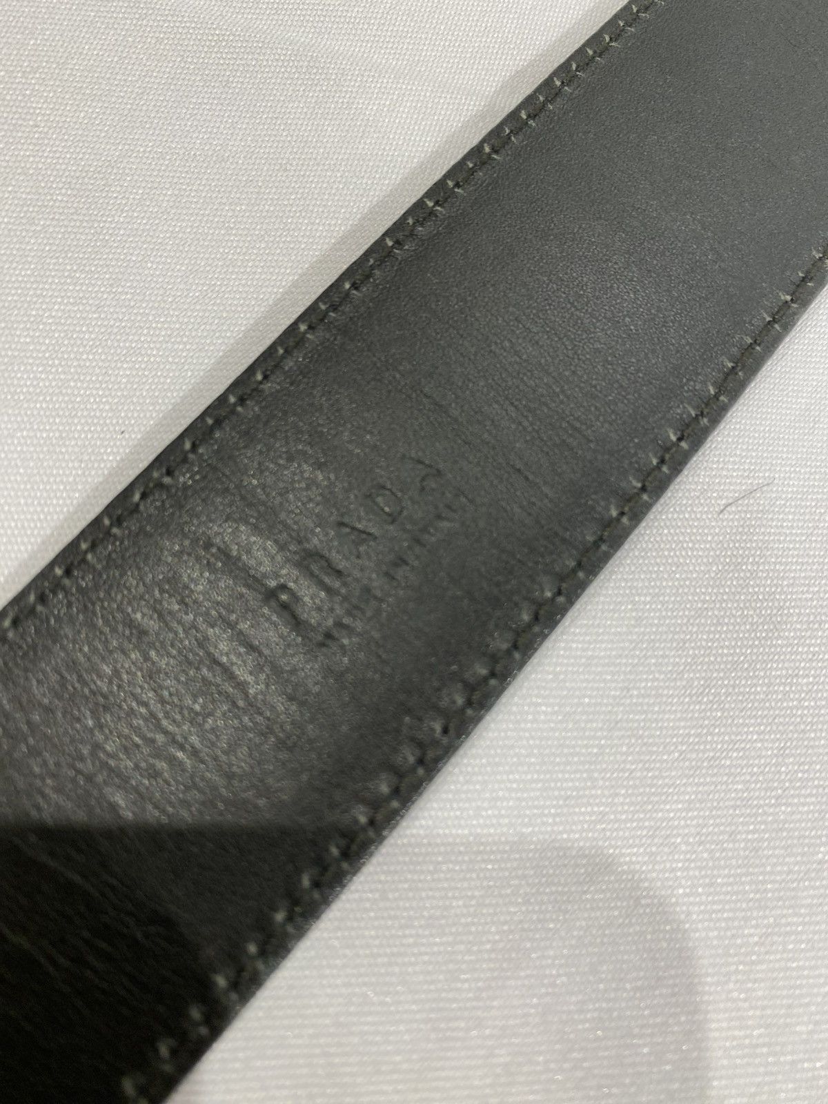 Prada PRADA MILANO LOGO BUCKLED BELT 36 to 40 Size 36 - 6 Thumbnail