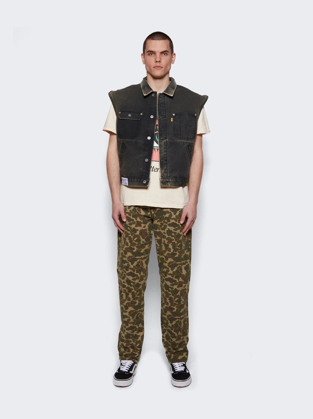 Gallery Dept. o1gr1nt0426 Road Camo 5001 Jeans in Military Green Size US 28 / EU 44 - 2 Thumbnail