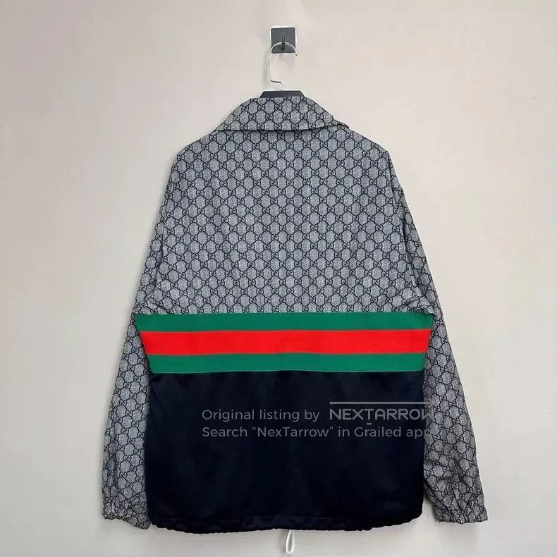 Gucci Gucci Vintage Red Green Stripe Jacket. Size US M / EU 48-50 / 2 - 2 Thumbnail