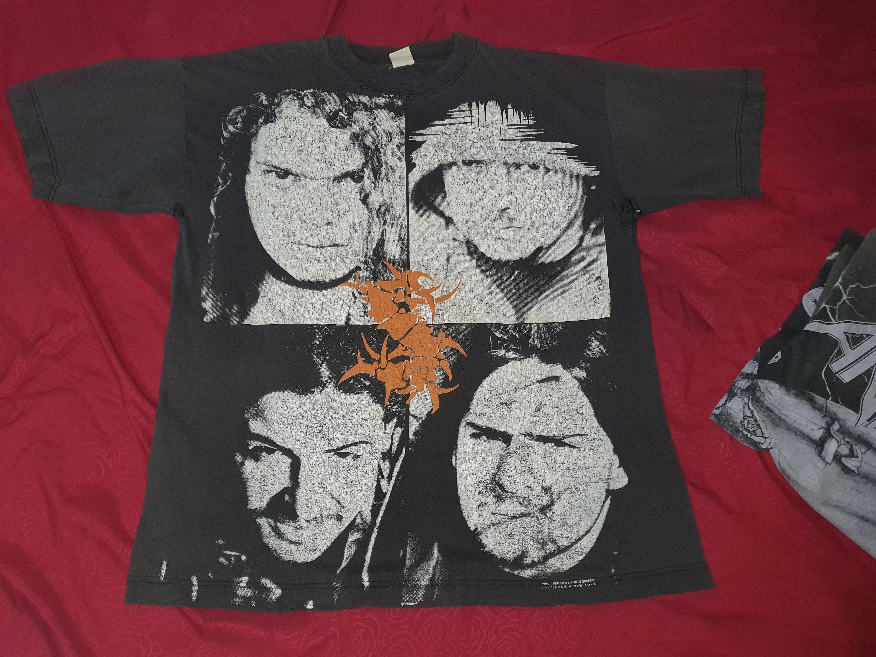 Band Tees × Vintage 🔥90s SEPULTURA XL 🔥 Size US XL / EU 56 / 4 - 1 Thumbnail