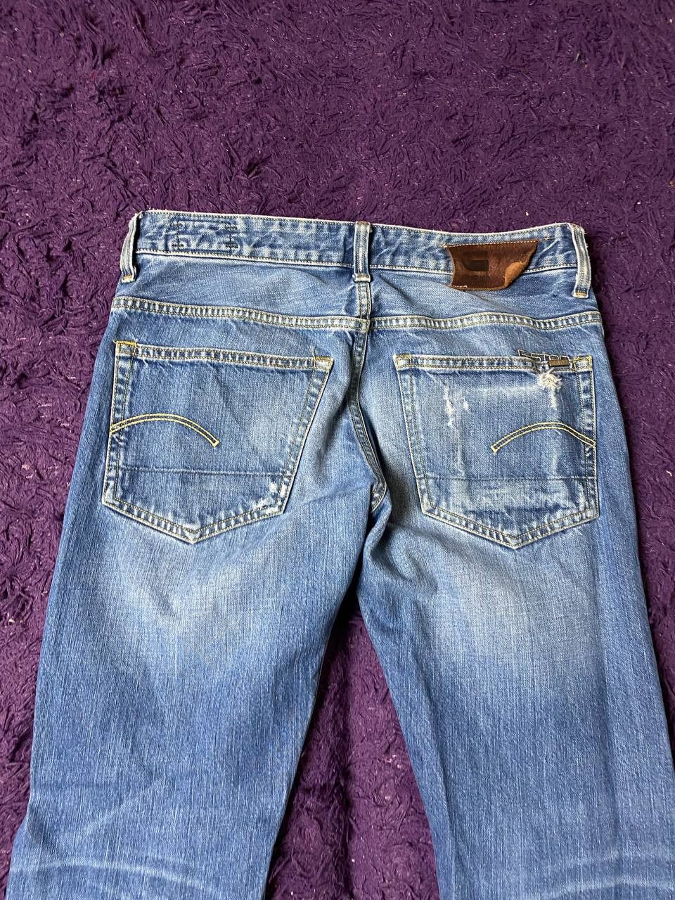 G-Star G-Star Raw distressed Jeans 3301 Y2K logo vintage streetwear Size US 32 / EU 48 - 19 Thumbnail