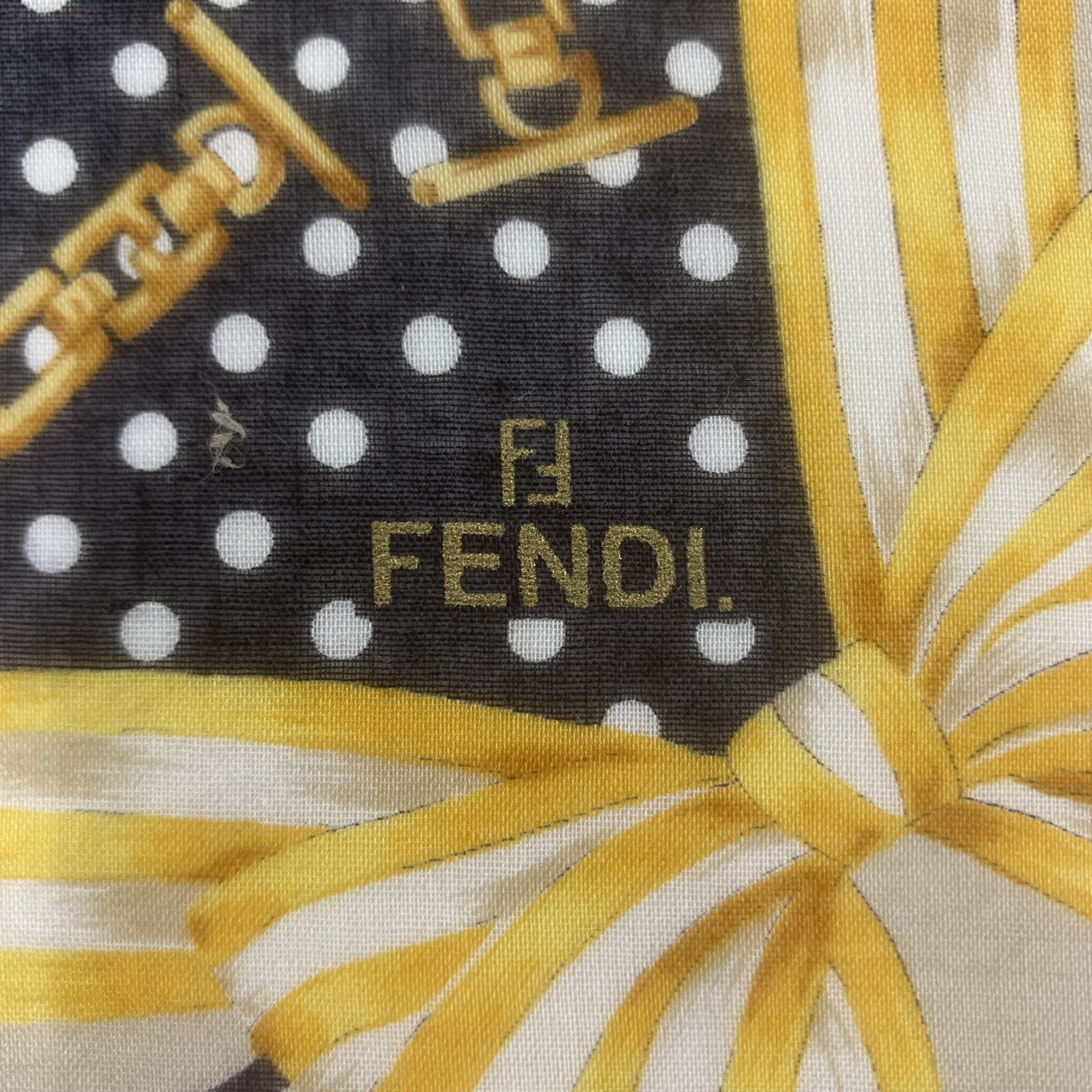 Vintage Fendi Handkerchief Bandana Neckerchief TB3402 Size ONE SIZE - 4 Thumbnail