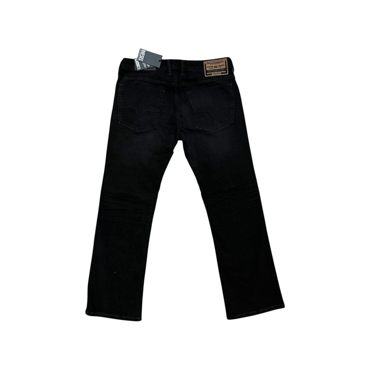 Diesel Diesel Mens Zatiny Slim Bootcut Jeans RB064 Black Size 36/32 Size US 36 / EU 52 - 4 Thumbnail