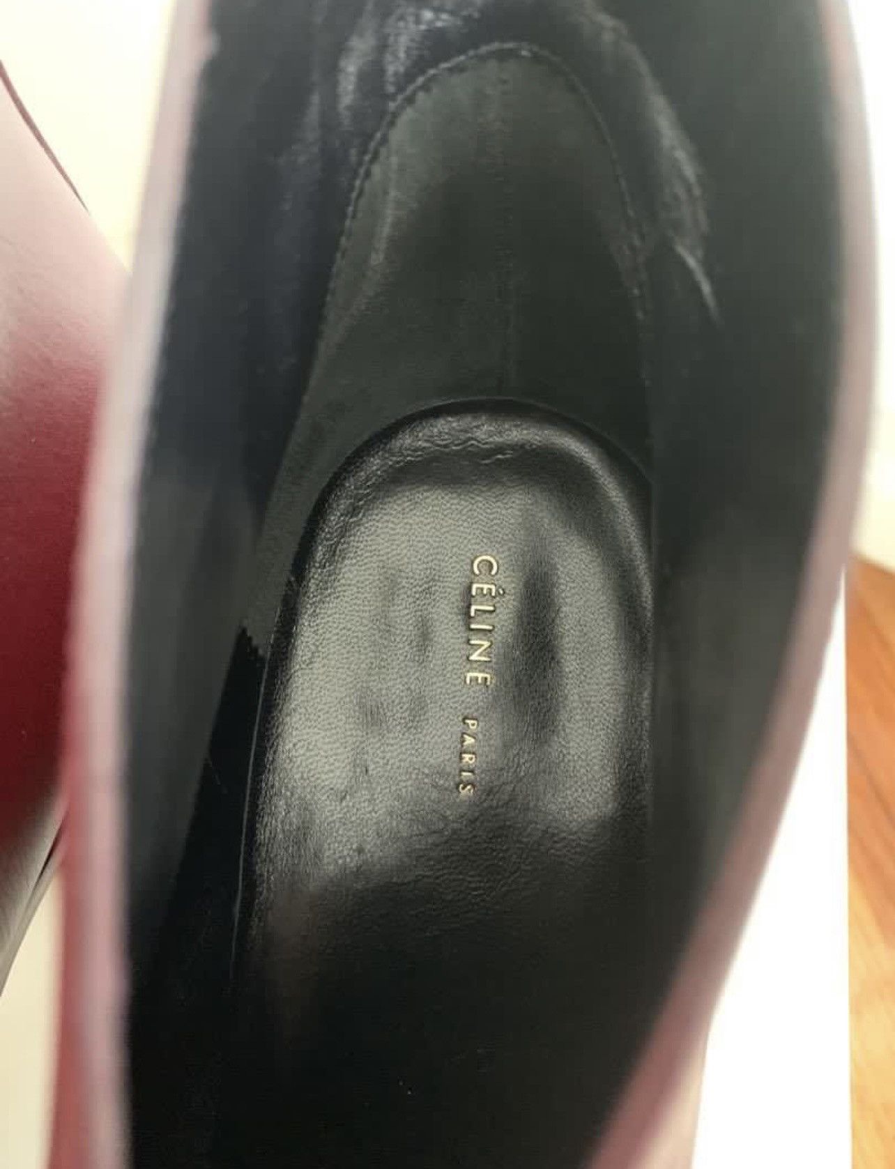 Celine × Phoebe Philo Old Celine by Phoebe Philo v neck leather boots heels Size US 9 / IT 39 - 5 Thumbnail
