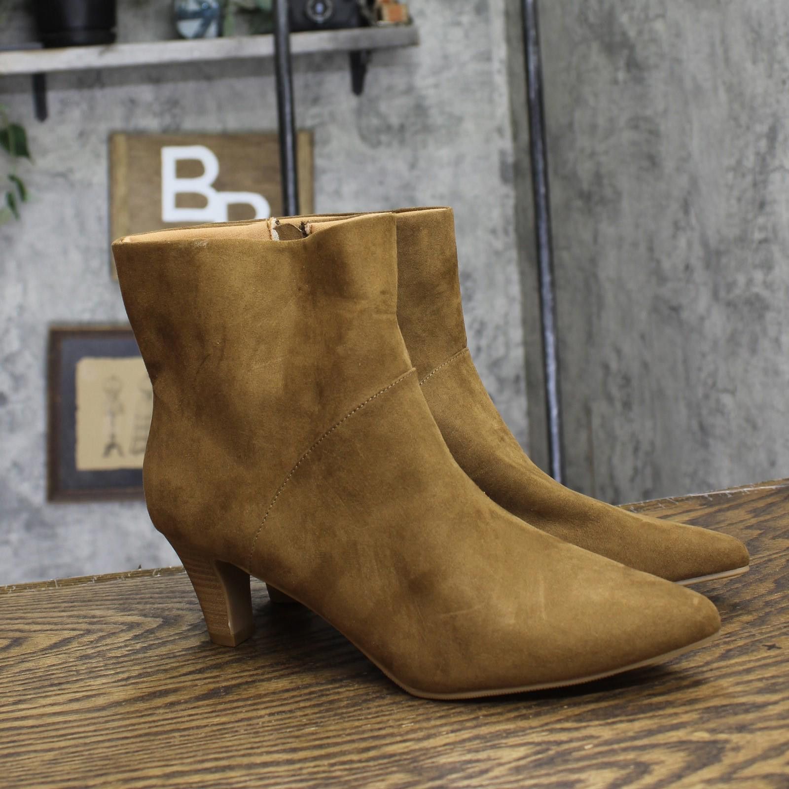 Other Universal Thread Frances Ankle Boots 88744368 Brown 9m Size US 9 / IT 39 - 1 Thumbnail