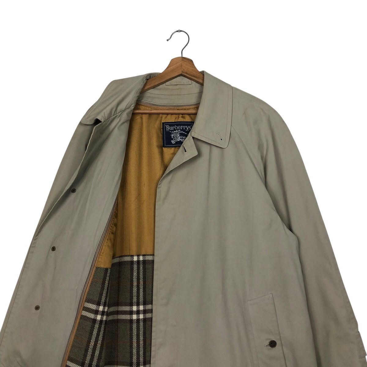 Burberry 📌Vintage Long Jacket Burberrys Nova Check Blanket Tartan Size US M / EU 48-50 / 2 - 14 Thumbnail