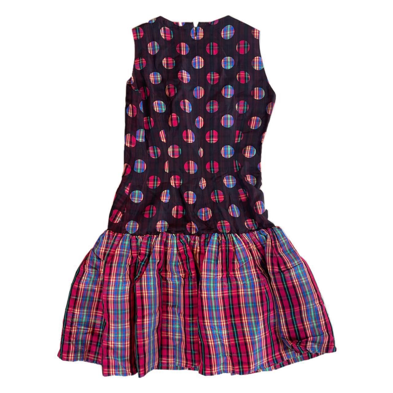 Givenchy Givenchy Checkered Polka Dot Drop Waist Sless Dress Size M / US 6-8 / IT 42-44 - 2 Thumbnail