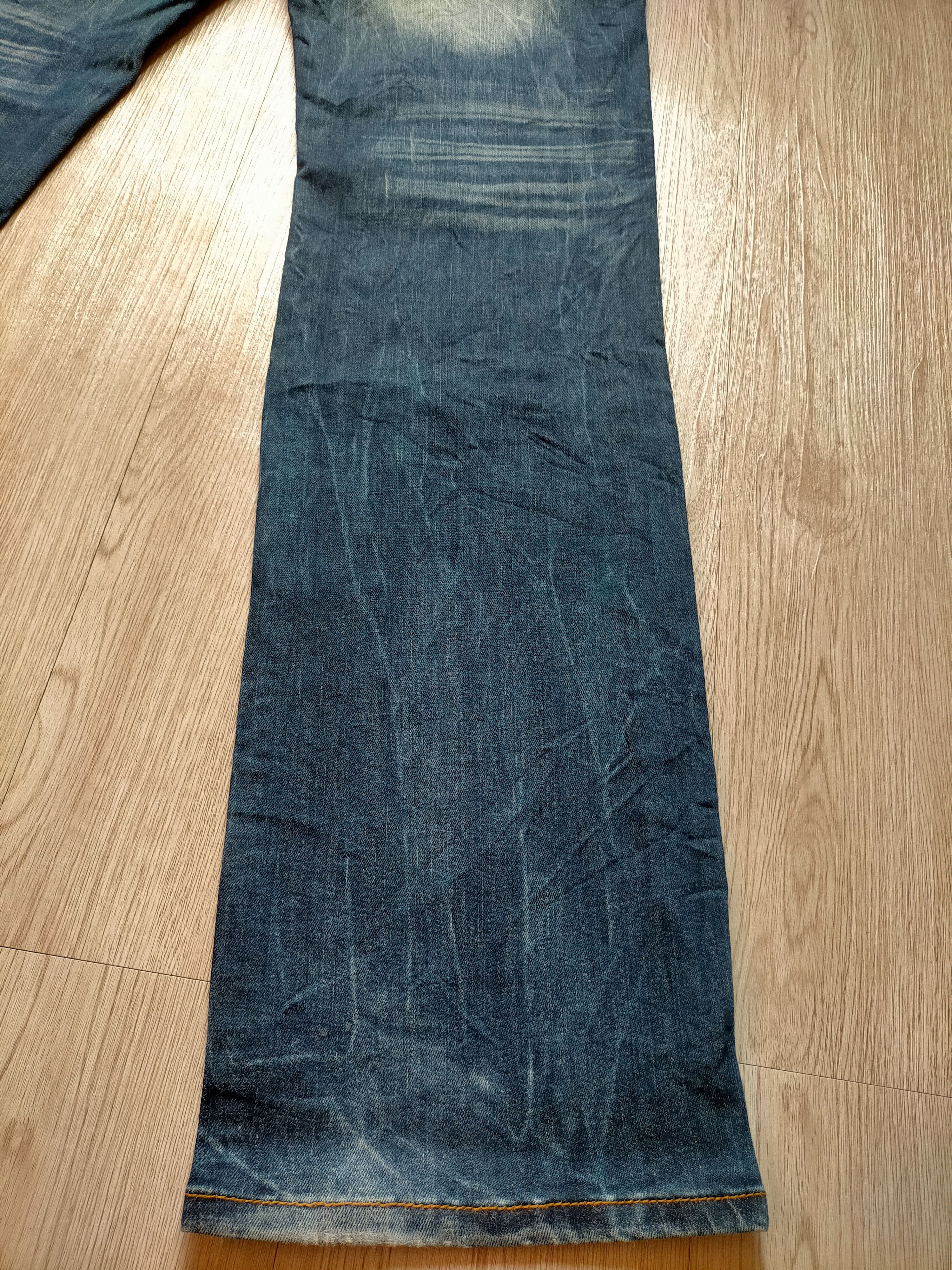 Ed Hardy Red Pepper x Ed Hardy Embroidered Blue Denim Pants Size US 34 / EU 50 - 7 Thumbnail