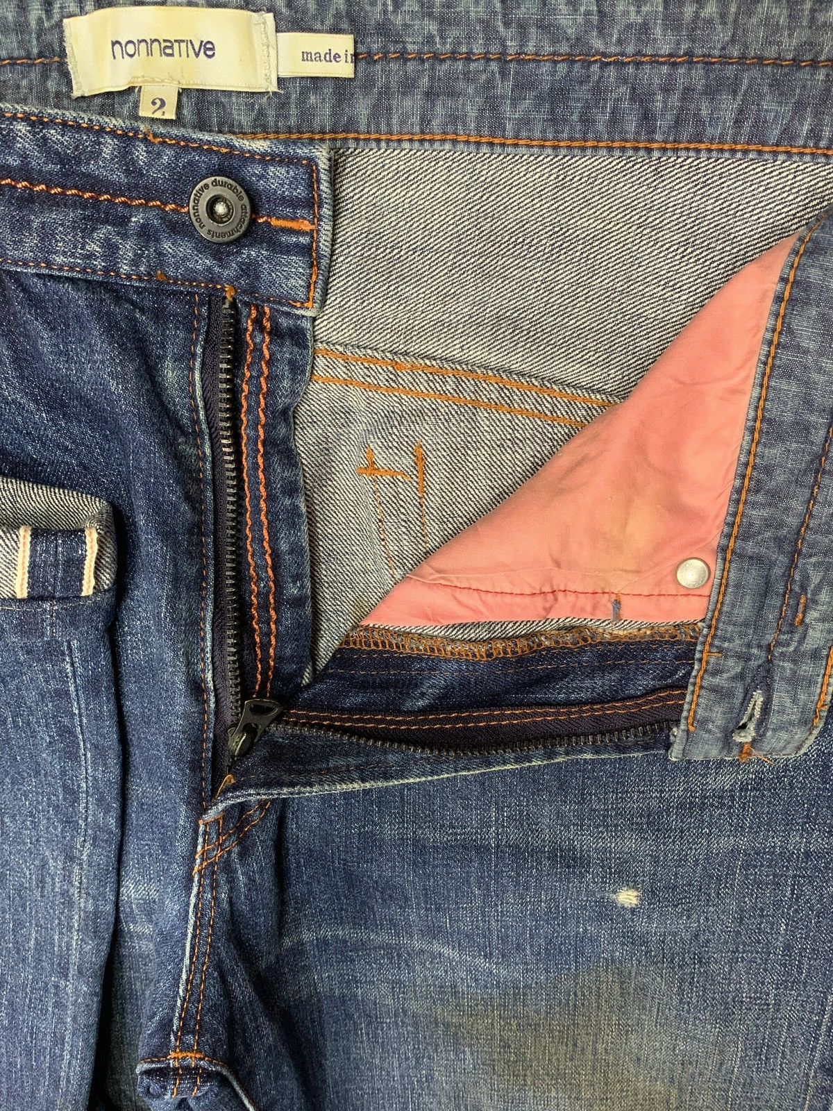 Japanese Brand × KIJIMA TAKAYUKI × Nonnative SALES🔥Vintage Japanese Selvedge Mud Wash Loose Jeans Size US 34 / EU 50 - 5 Thumbnail
