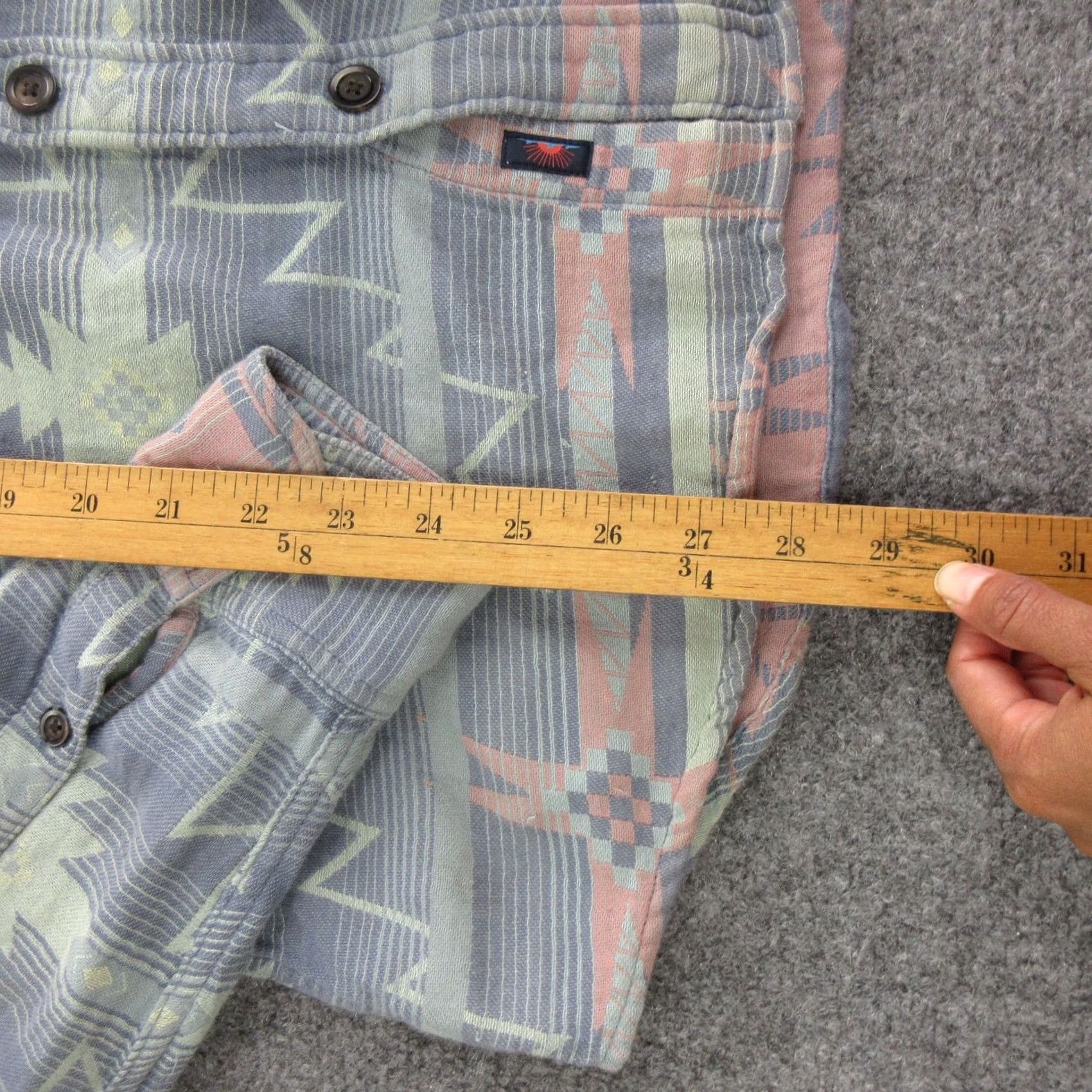 Faherty Faherty Shirt Mens Medium Blue Flannel Long Sleeve Button Front Casual Size US M / EU 48-50 / 2 - 5 Thumbnail