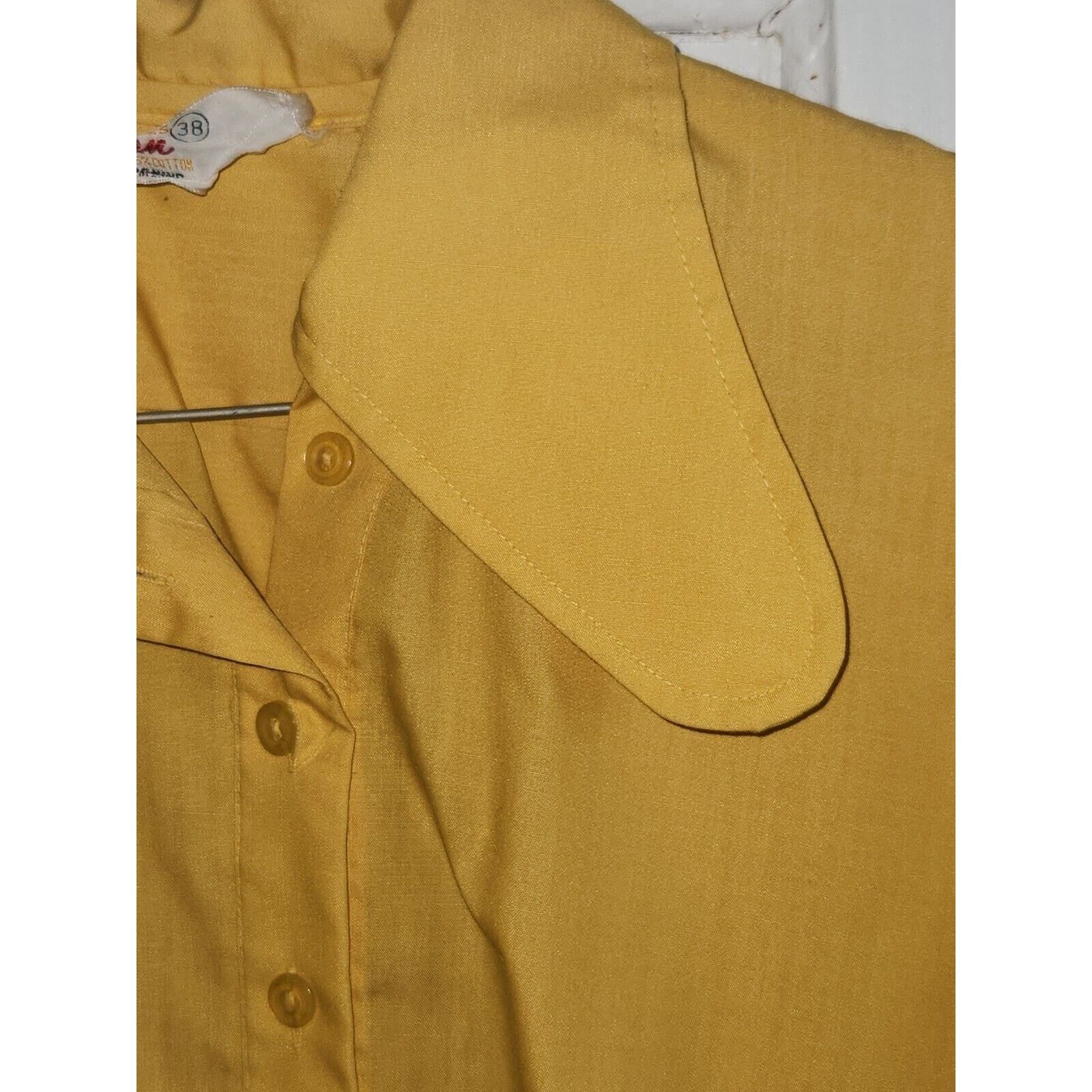 Eileen Fisher Eileen vintage beagle collar shirt 1960's size 38 Size US M / EU 48-50 / 2 - 4 Thumbnail