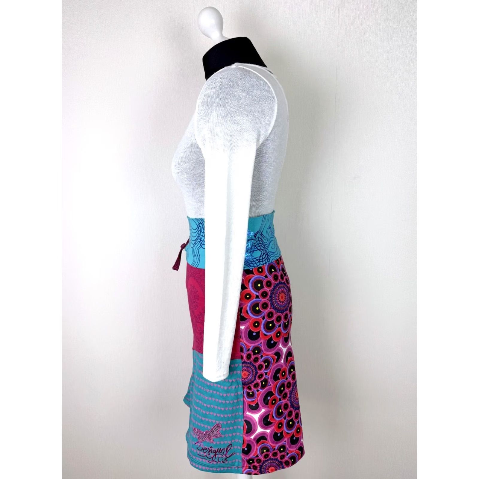 Desigual Desigual Skirt Teens 13/14 Knee Length A-Line Multicoloured Girls Women’s? Size 34" / US 12 / IT 48 - 3 Thumbnail