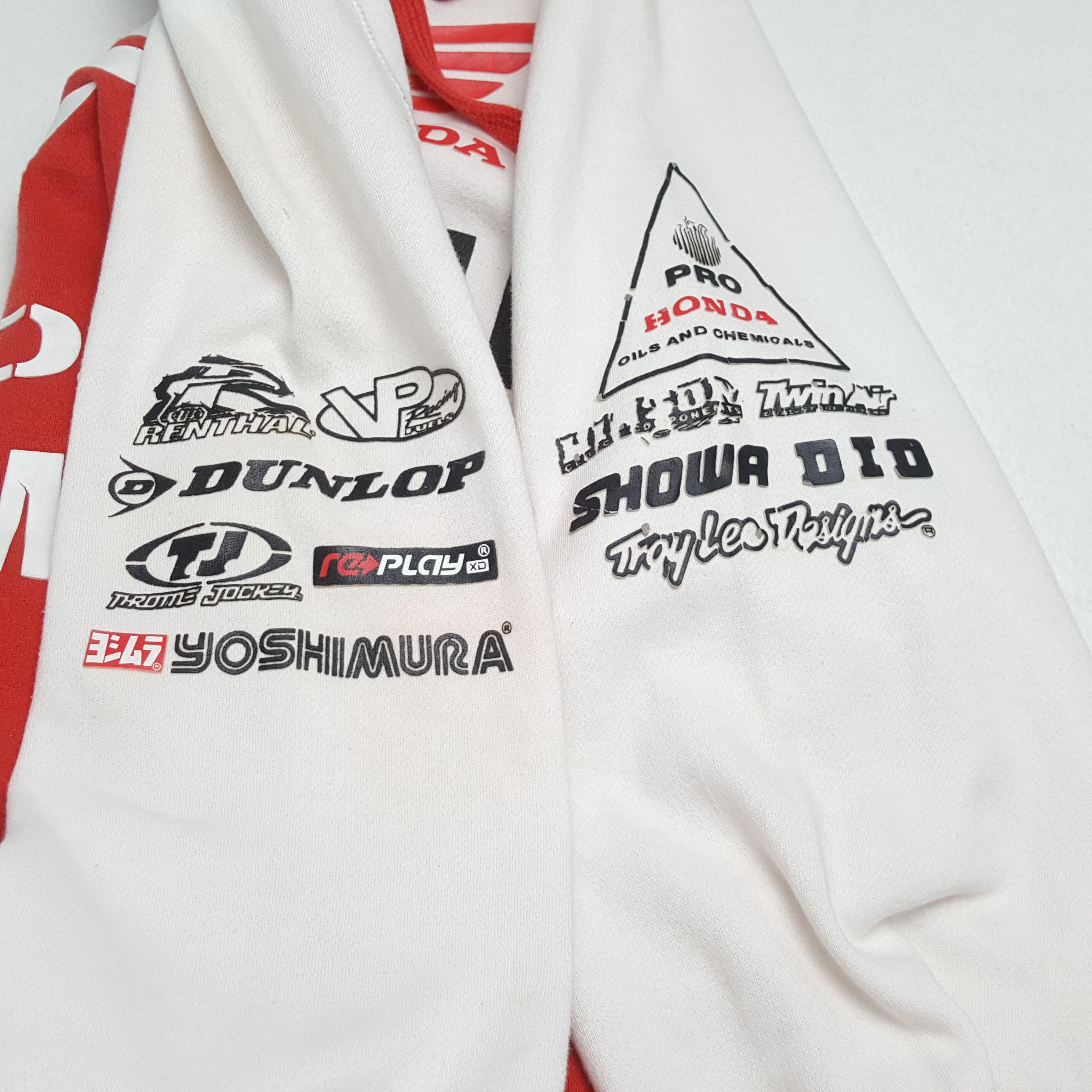 Honda × Vintage HRC HONDA Racing MUSCLE MILK Japanese Brand Zipper Hoodies Size US M / EU 48-50 / 2 - 7 Thumbnail
