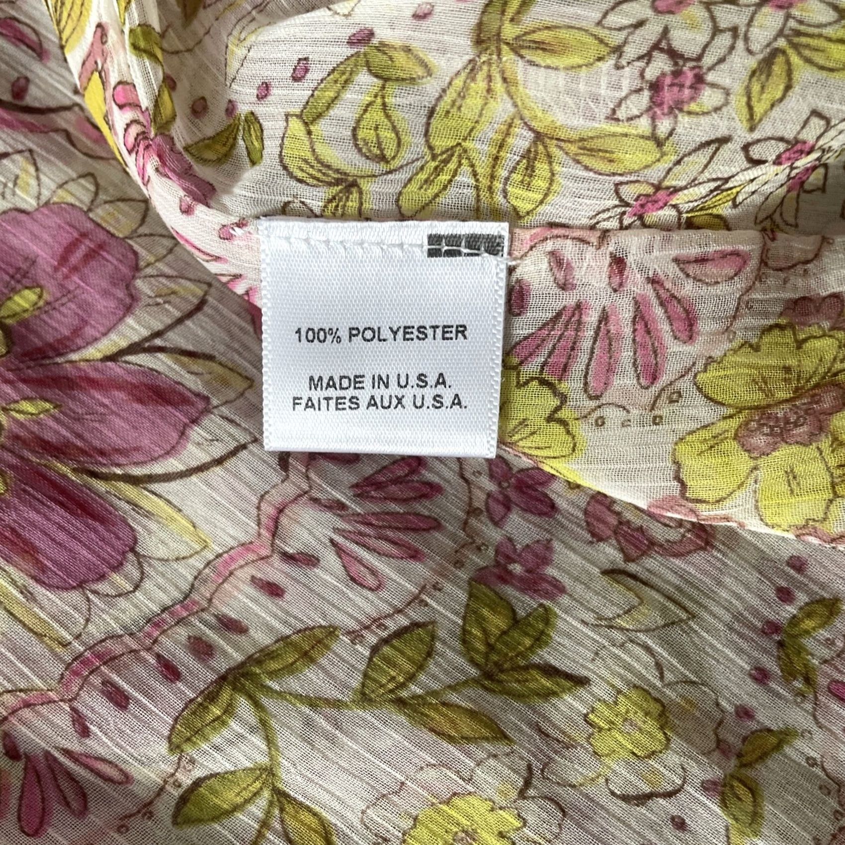 MISA Los Angeles Misa Los Angeles Blouse Women's Peasant Floral Chiffon Boho Top Puff Sleeve Multicolor L USA Hipster Bohemian Tunic Shirt Colorful Size L / US 10 / IT 46 - 7 Thumbnail