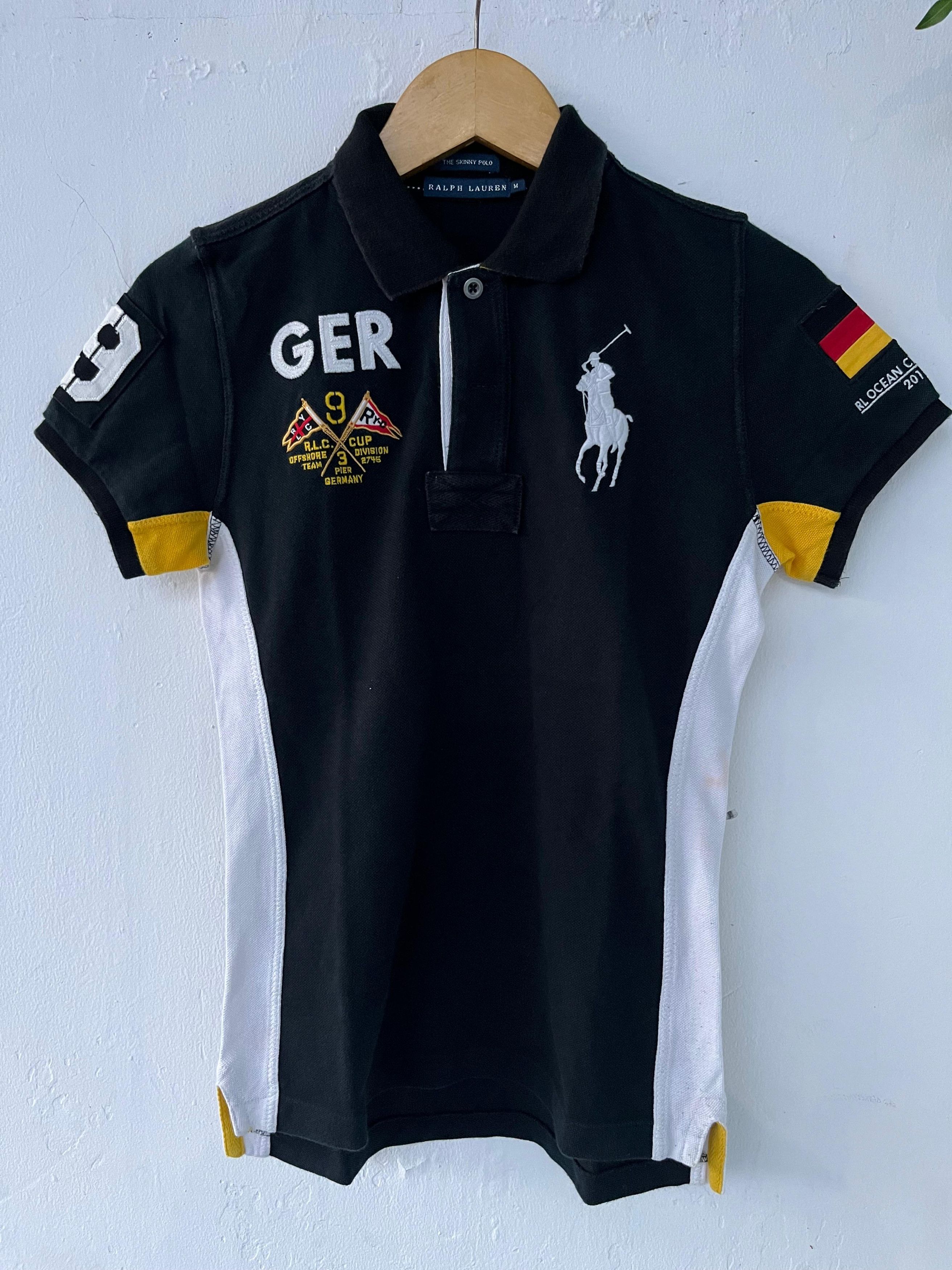 Polo Ralph Lauren Vintage Polo Ralph Lauren Germany Skinny Shirt Size M / US 6-8 / IT 42-44 - 1 Thumbnail