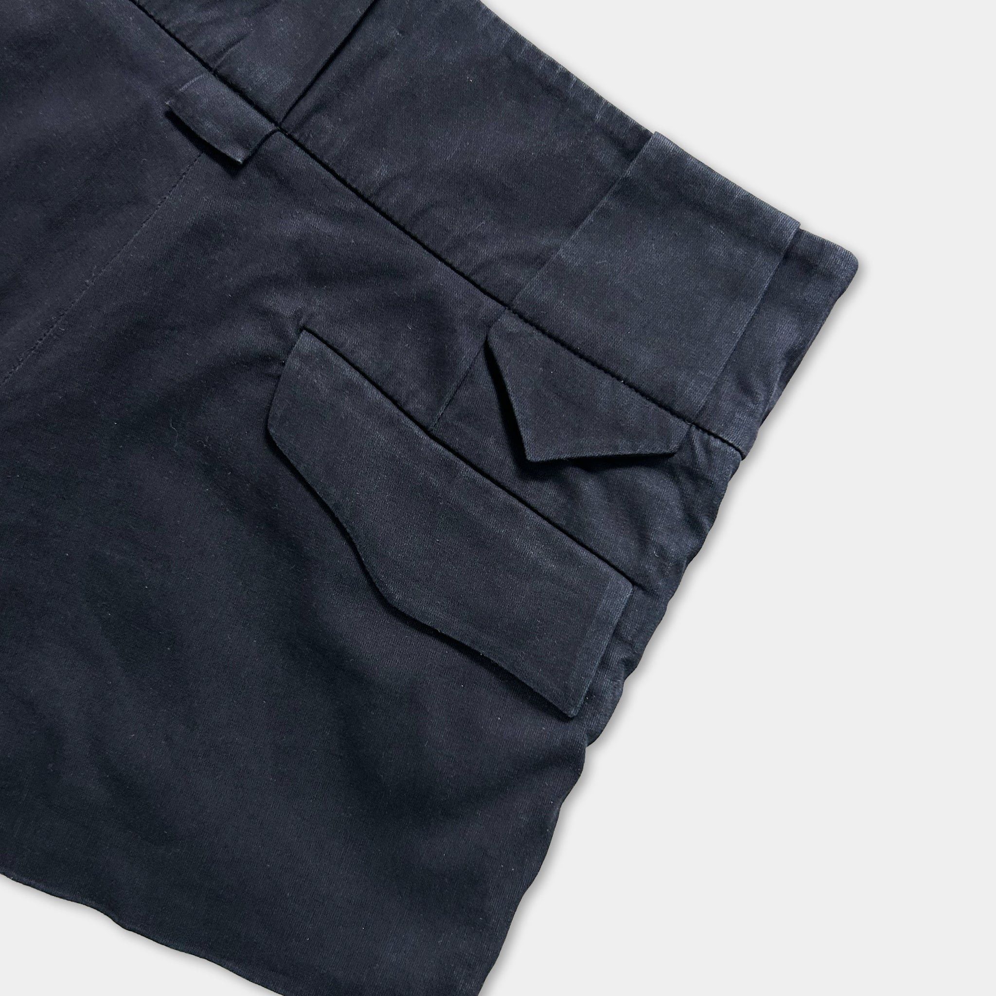 Gucci Gucci 00's Black High Waist Shorts Size 28" / US 6 / IT 42 - 5 Thumbnail
