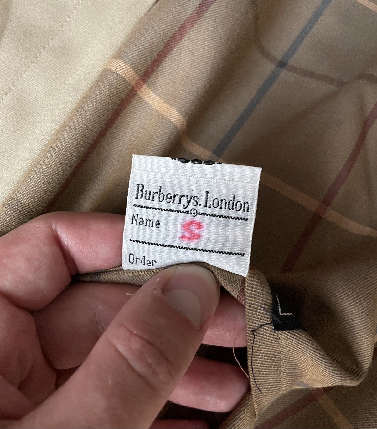 Burberry Vintage Burberrys Beige Men Trench Check Coat Size US L / EU 52-54 / 3 - 18 Thumbnail