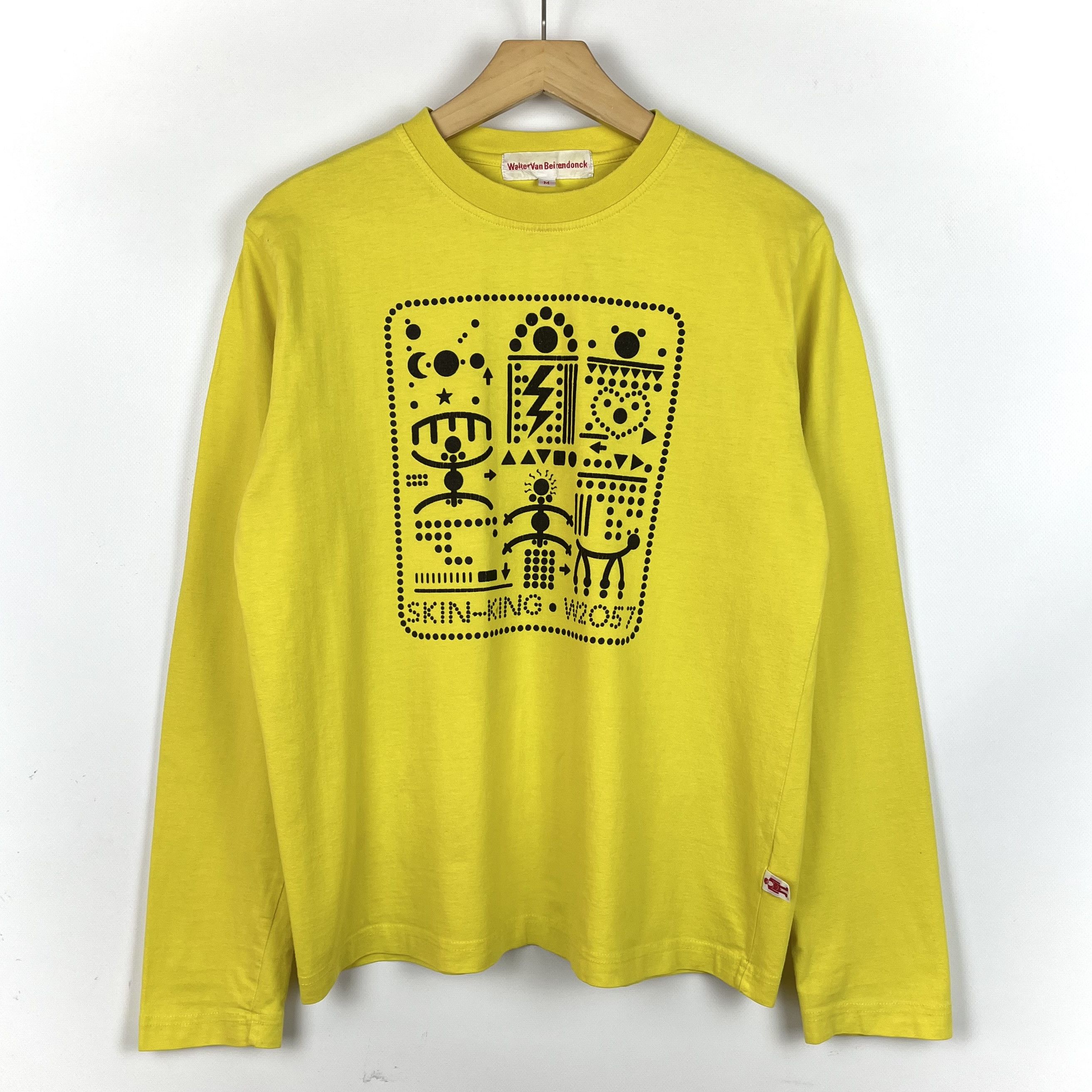 Walter Van Beirendonck Skin-King Big Logo Longsleeve