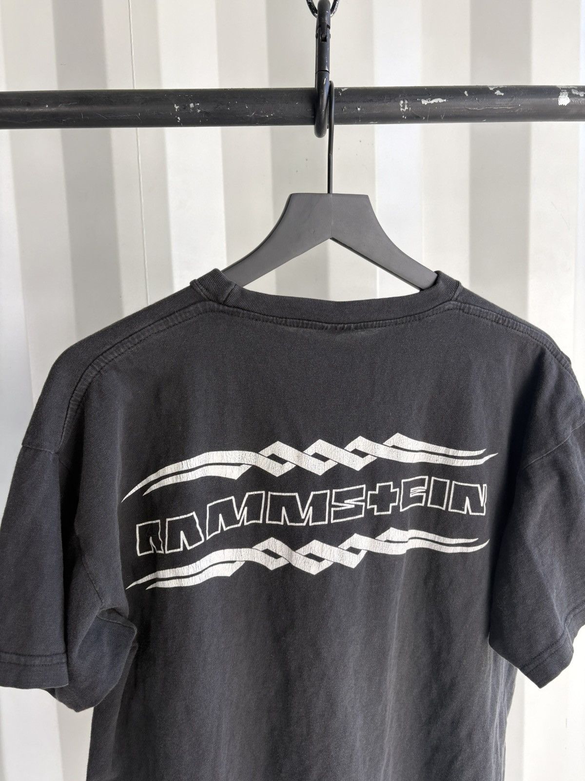 Band Tees Thrashed Rammstein Faded Distressed Shirt GRUNGE Band Size US L / EU 52-54 / 3 - 5 Thumbnail