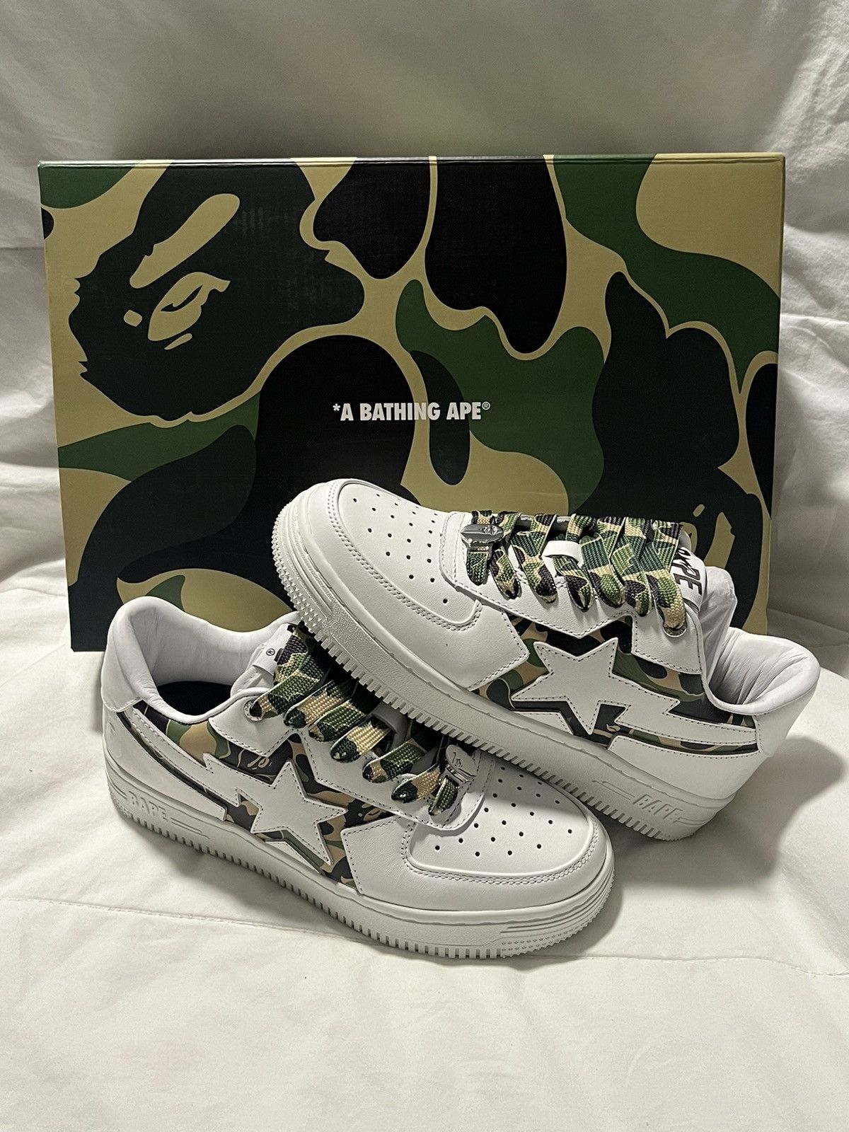 メンズBAPE STA ICON ABC CAMO “green” size 28